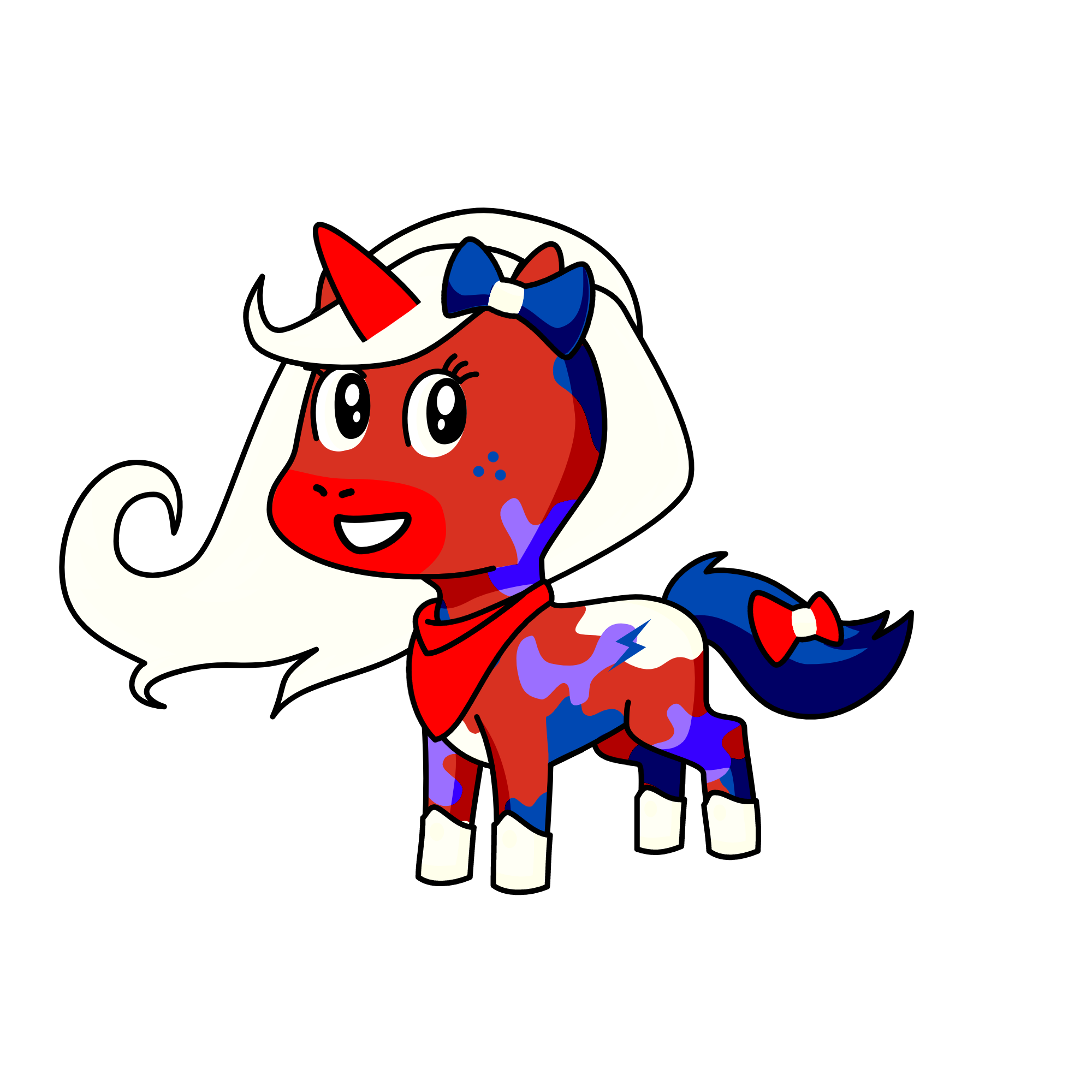 America, the unicorn