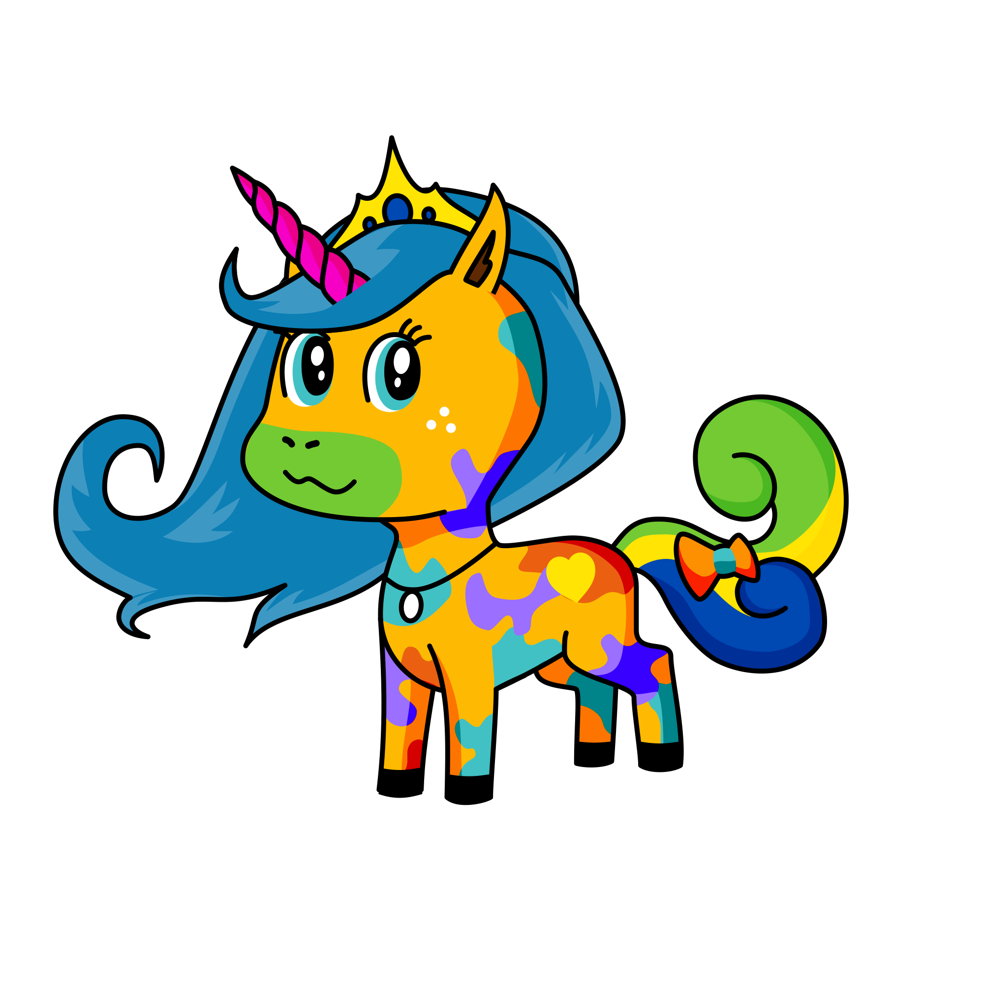 Lollipops, the unicorn