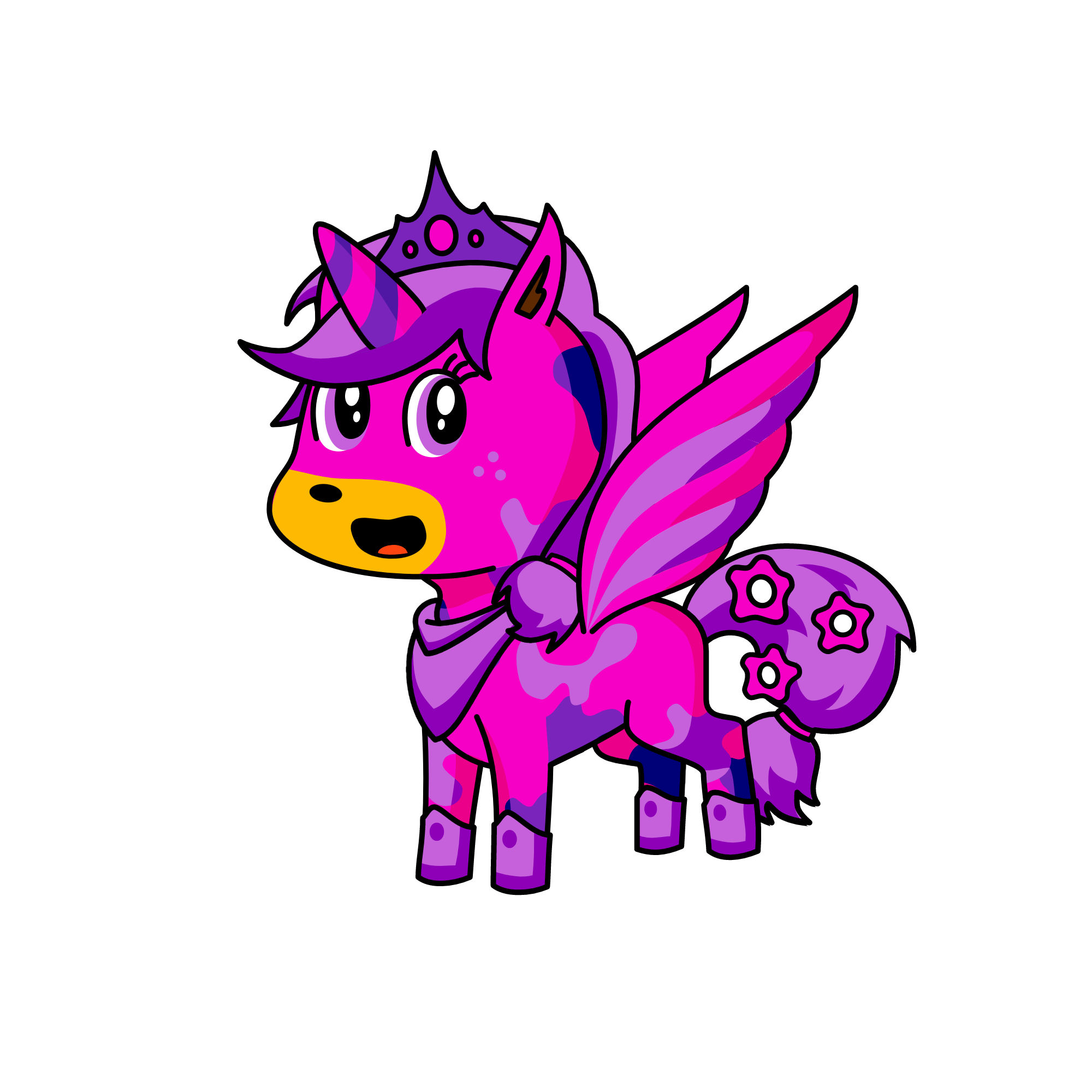 Pinkstar, the unicorn