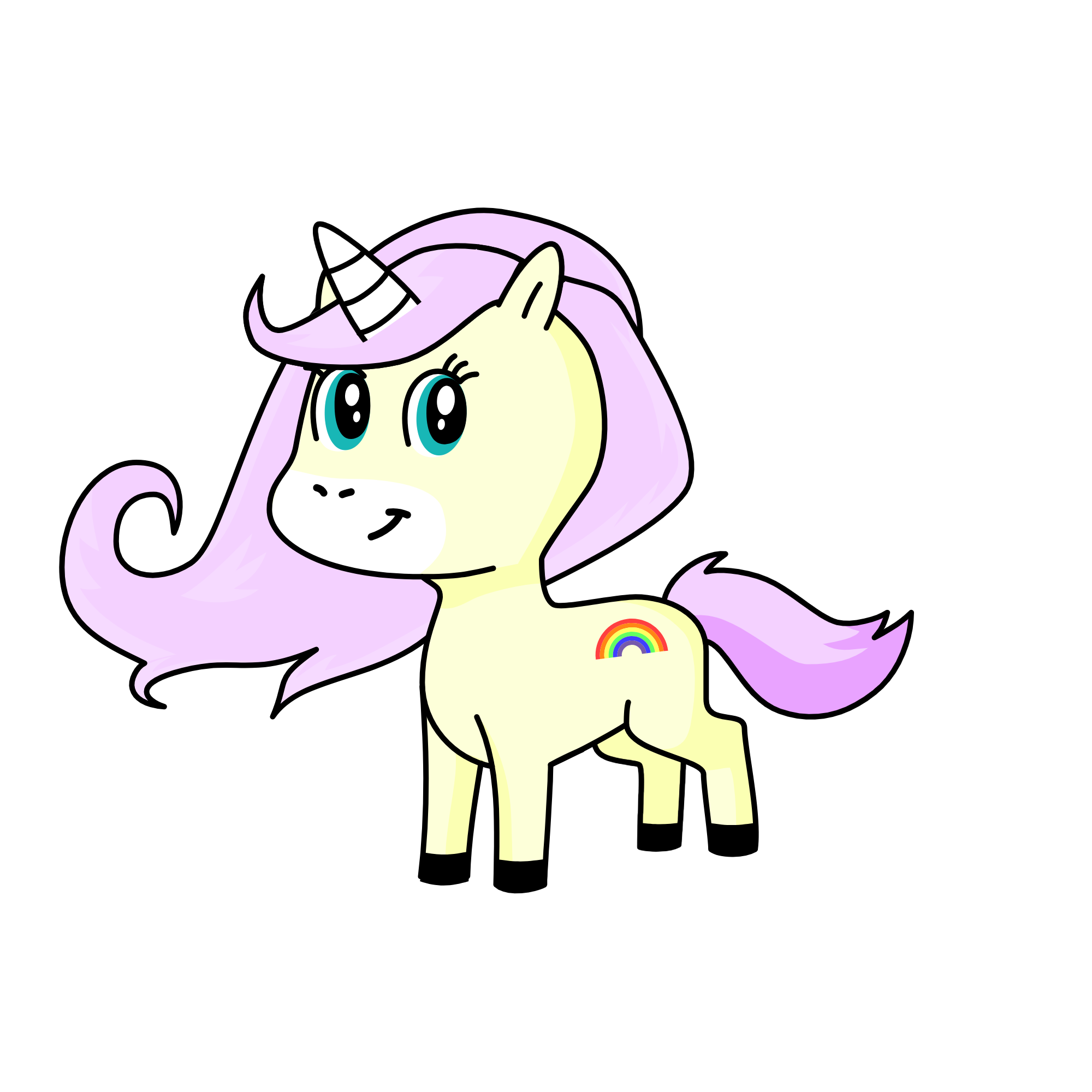 Fluttershy, the unicorn