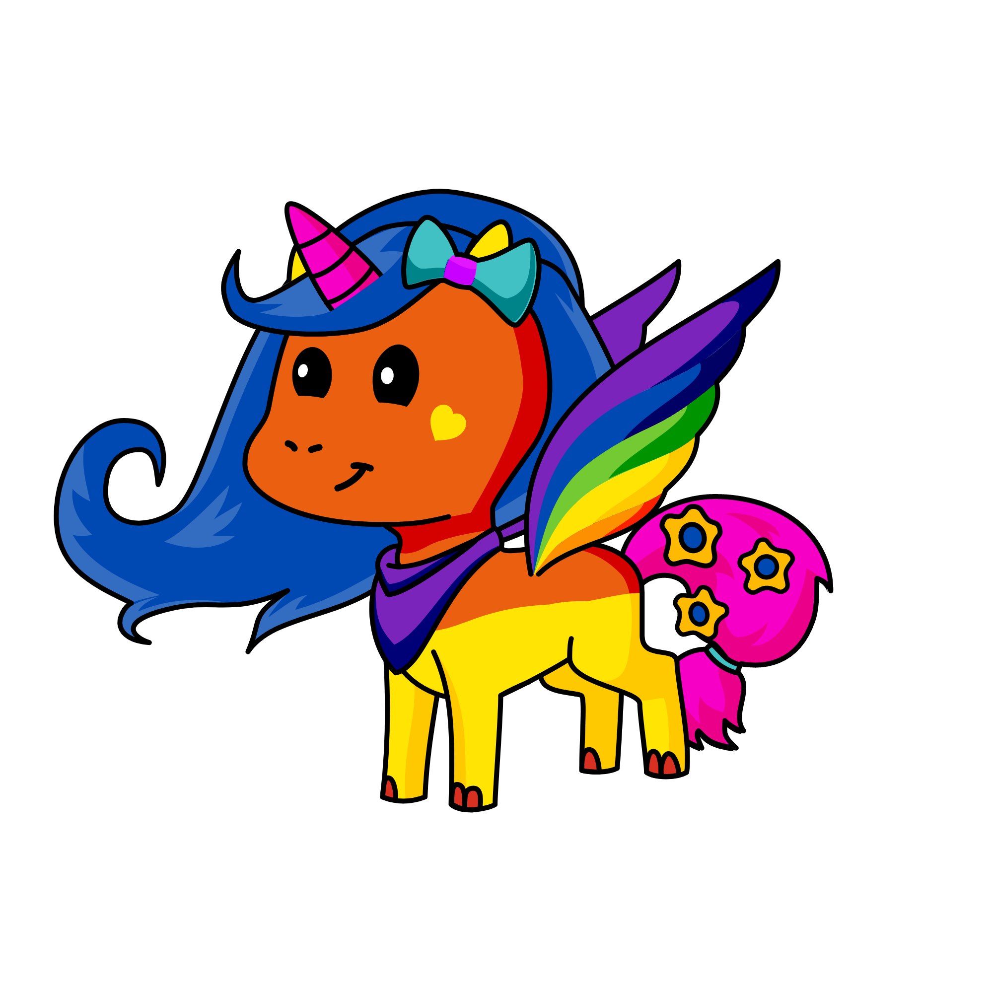 Buttercup, the unicorn