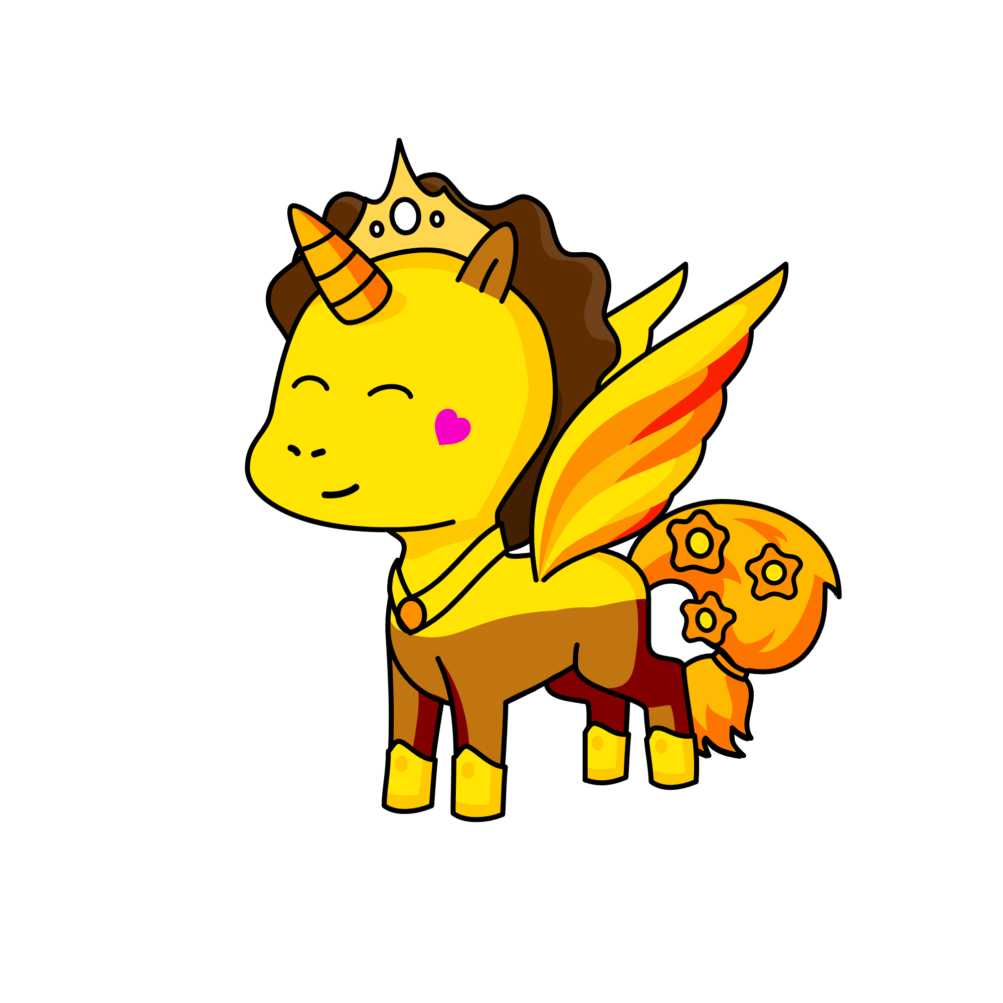 Brownie, the unicorn