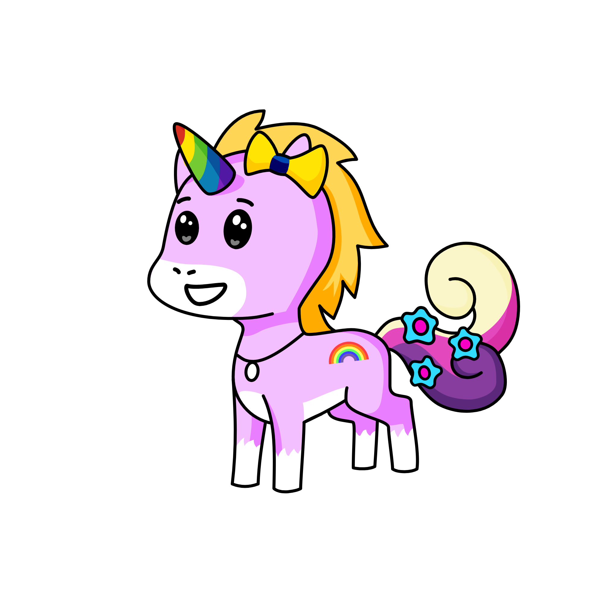 Cupcake, the unicorn
