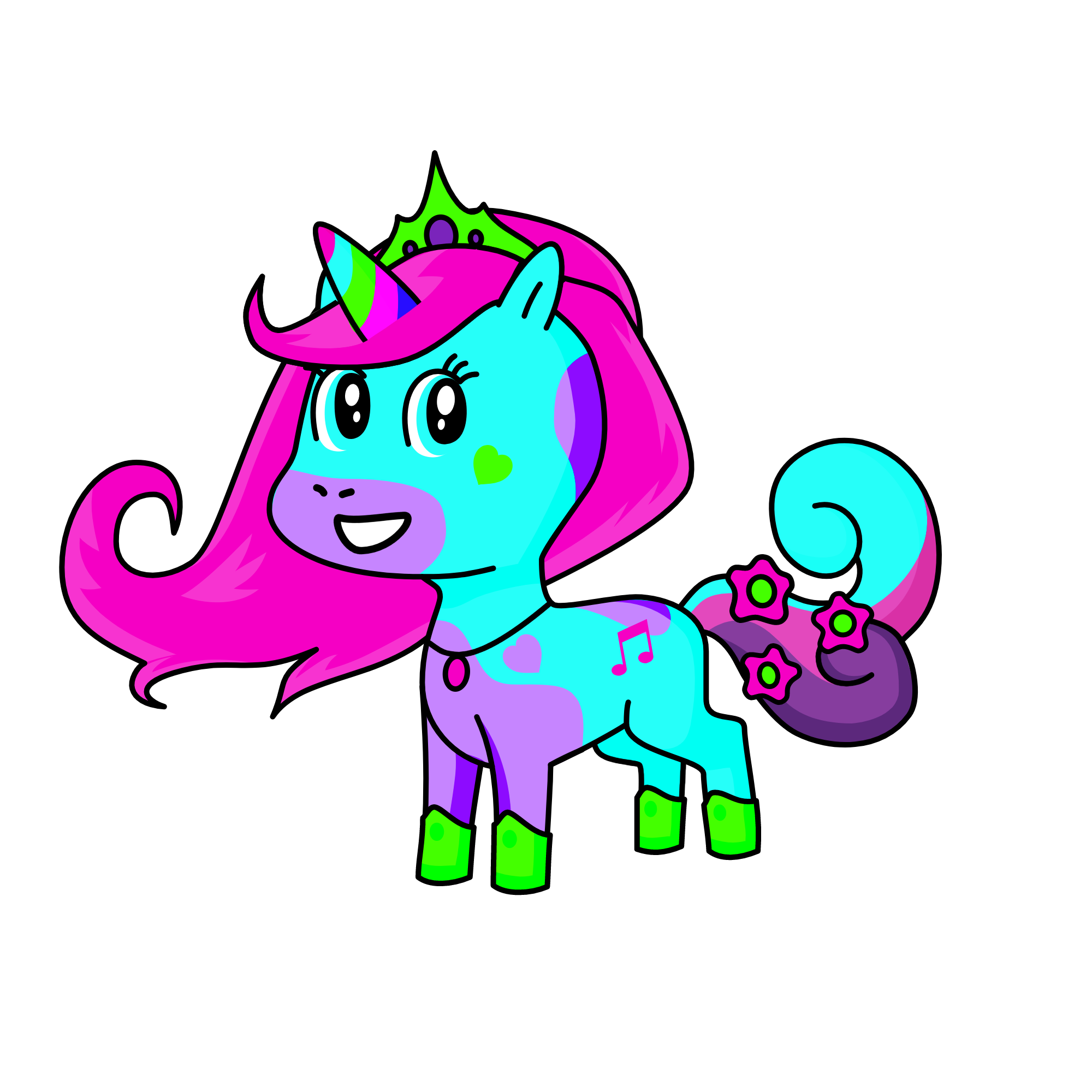 Luna, the unicorn