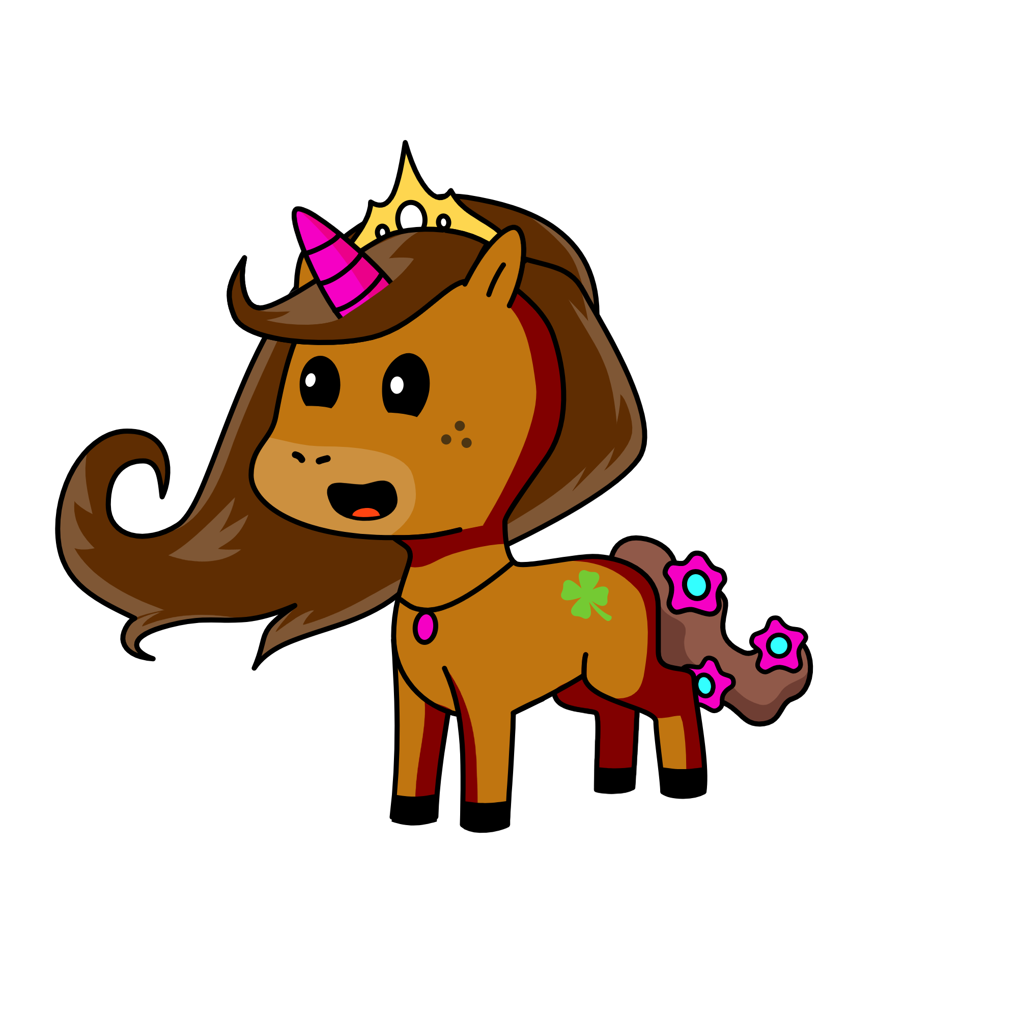 Amber, the unicorn