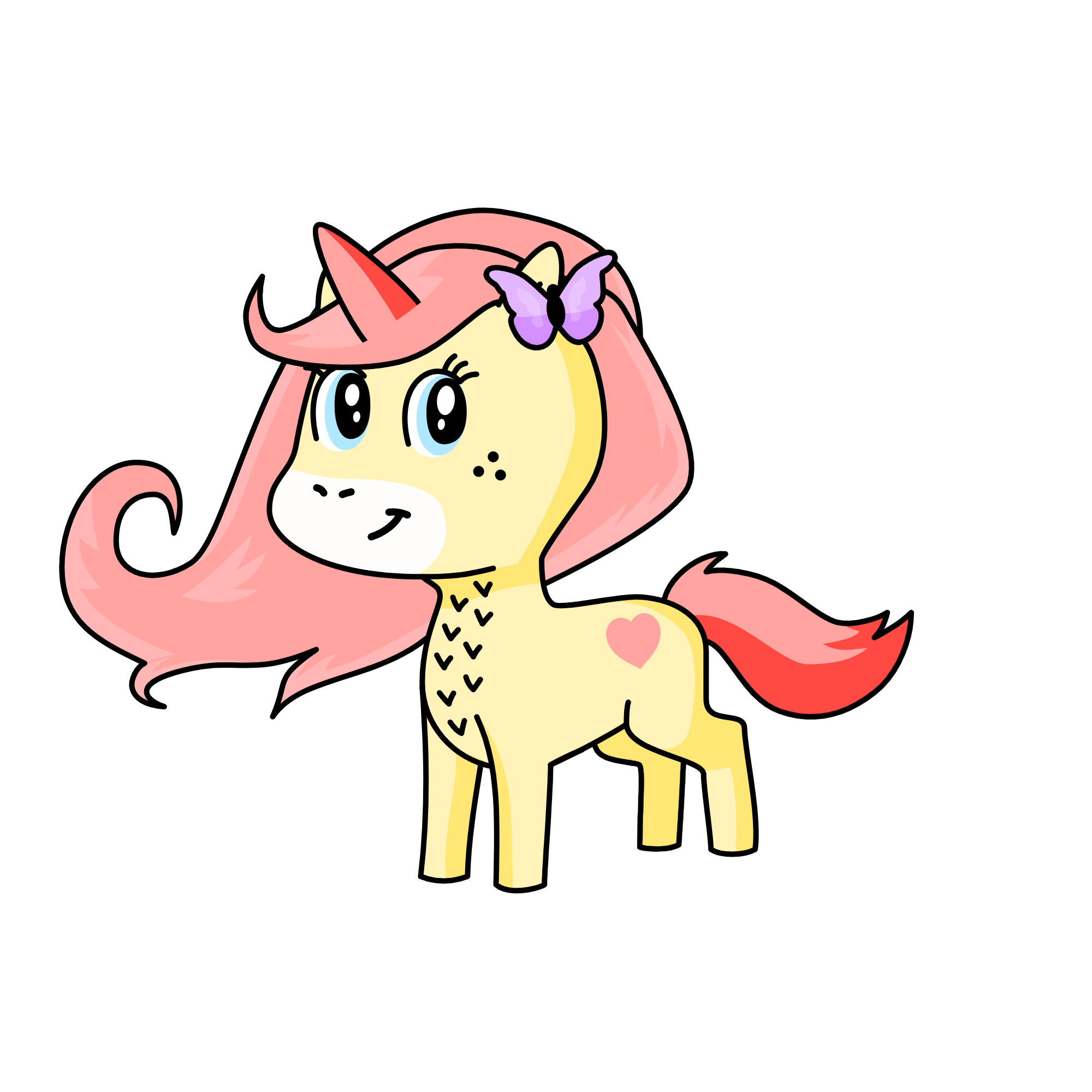 fluttershy, the unicorn