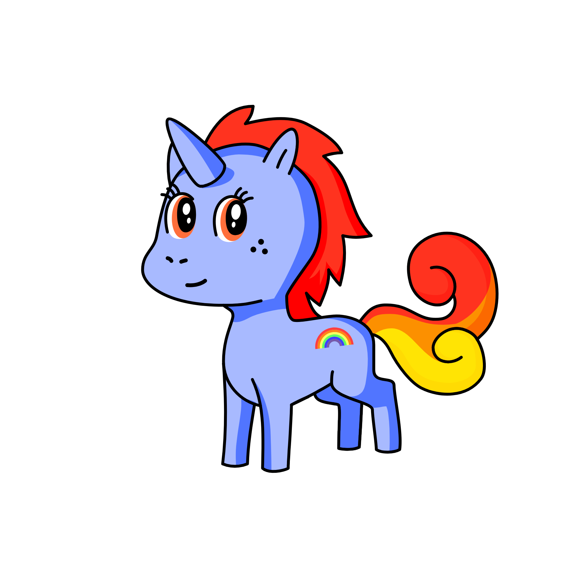 Rain os la dasheta, the unicorn
