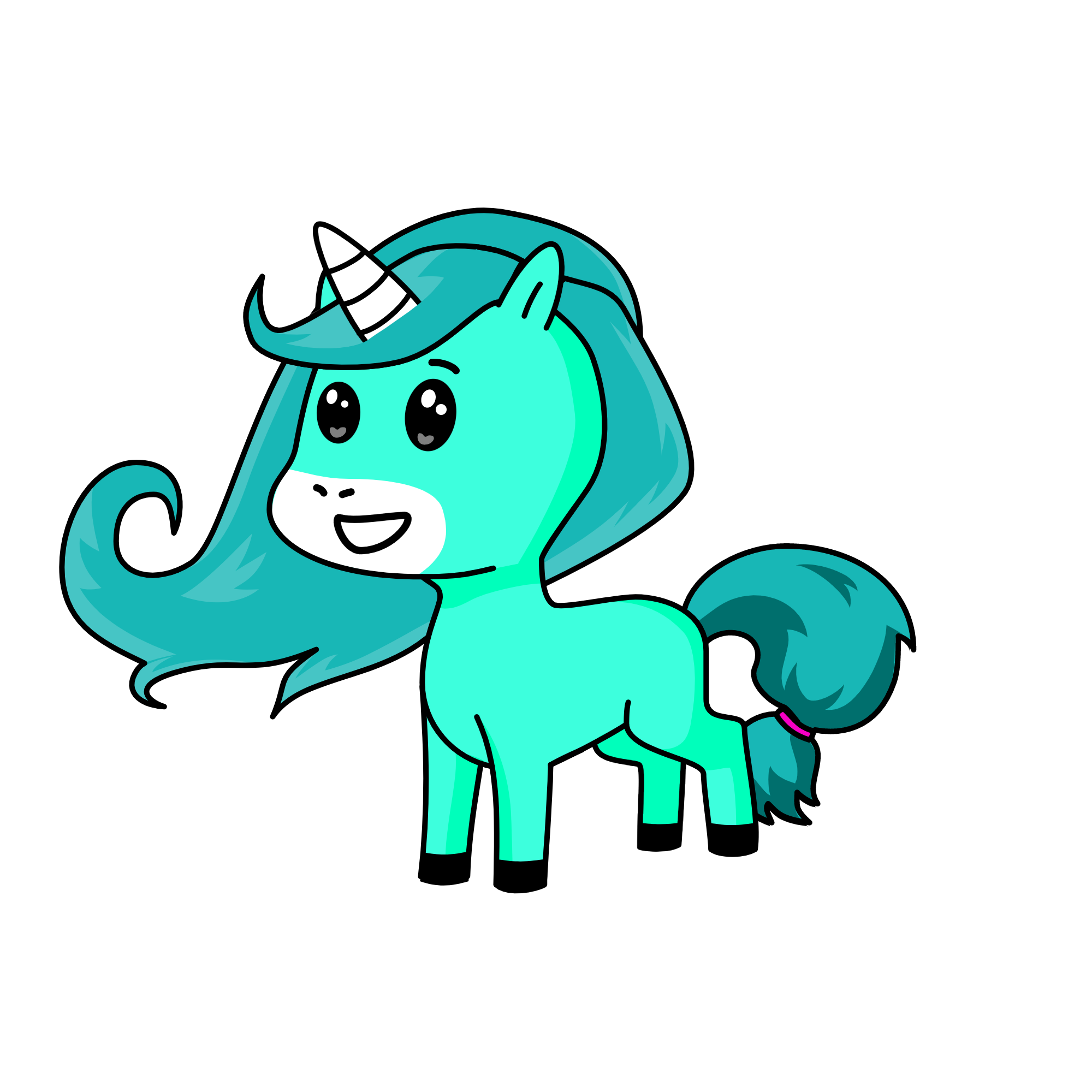 Hatsune miku, the unicorn
