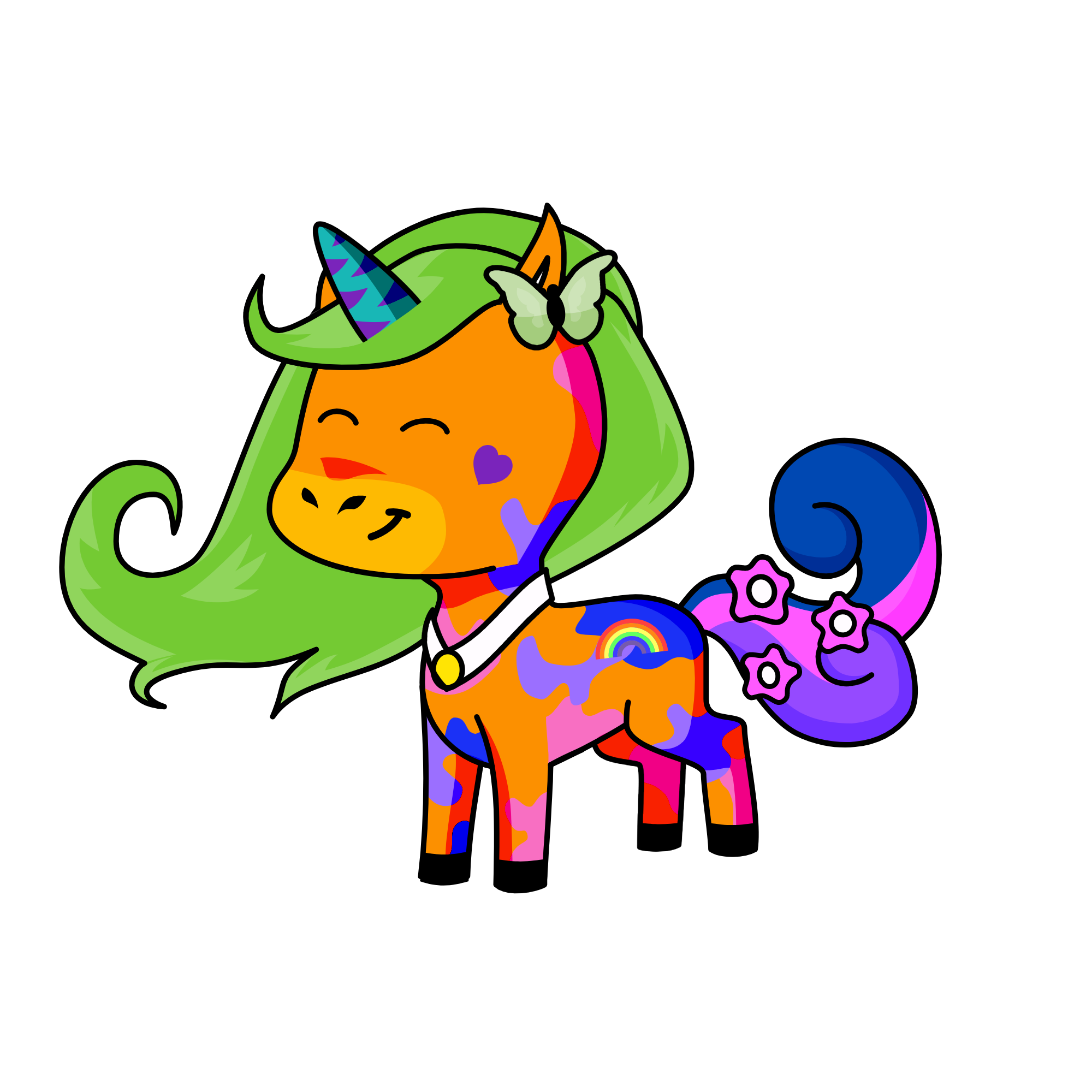Rain, the unicorn
