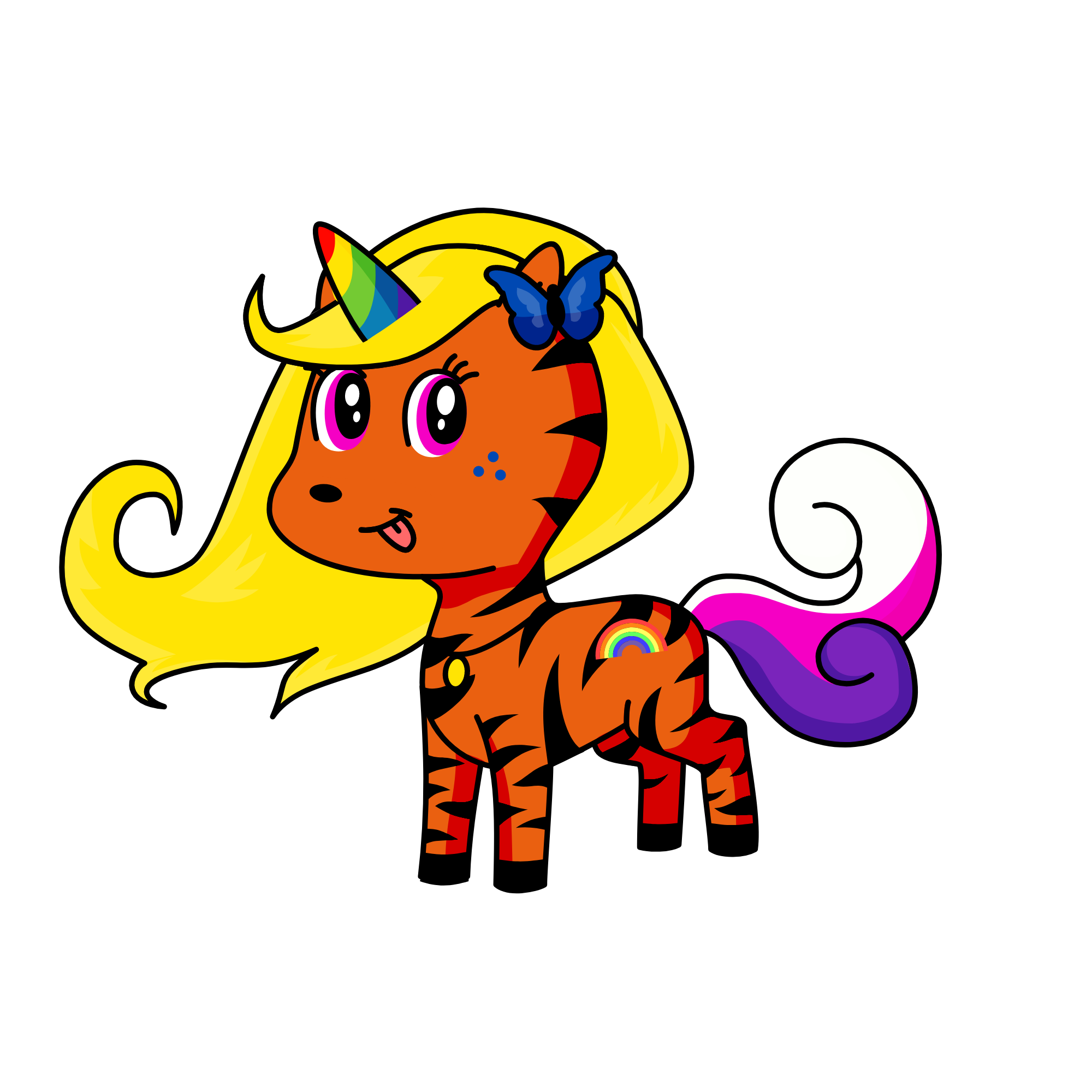 Tiger, the unicorn