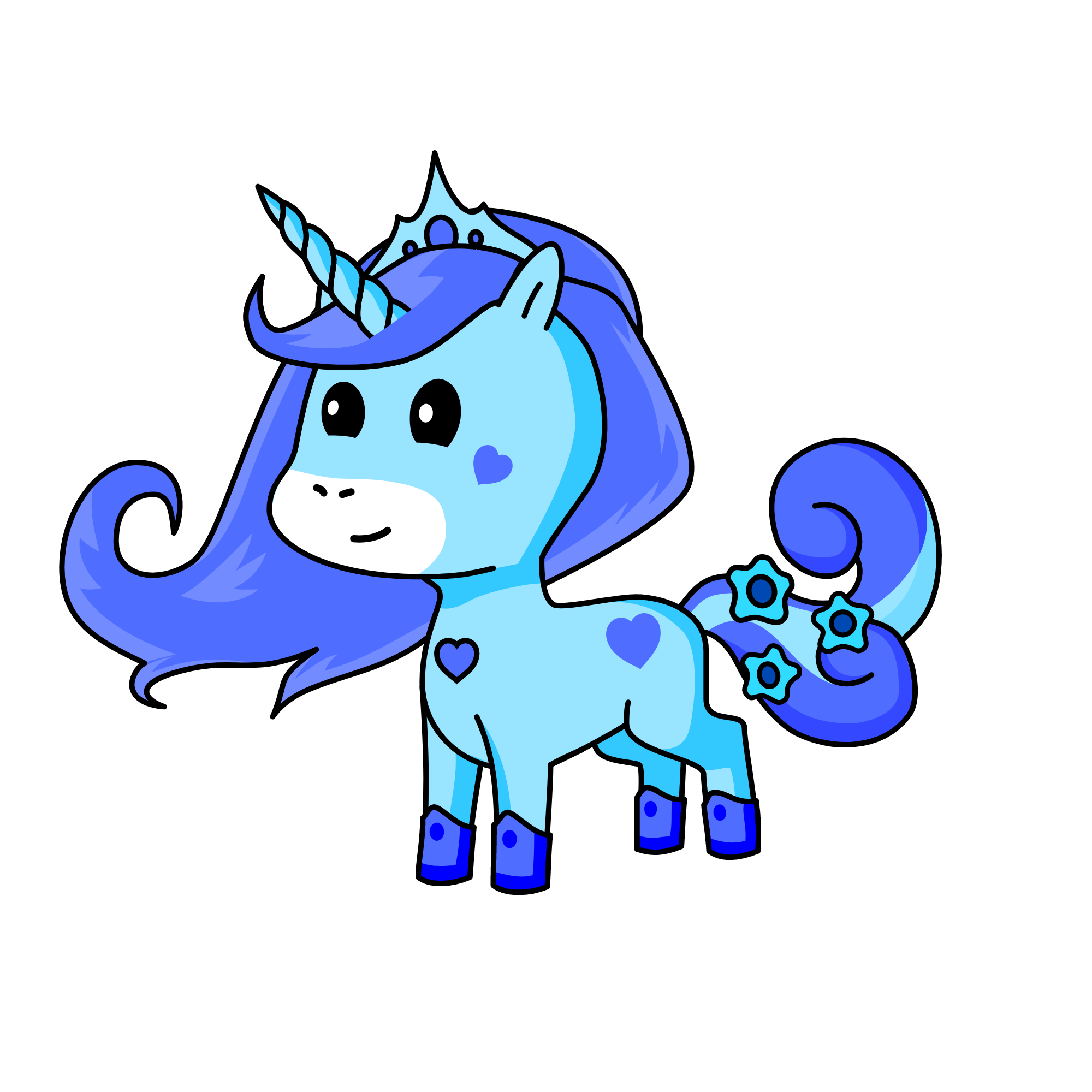 Snowy, the unicorn