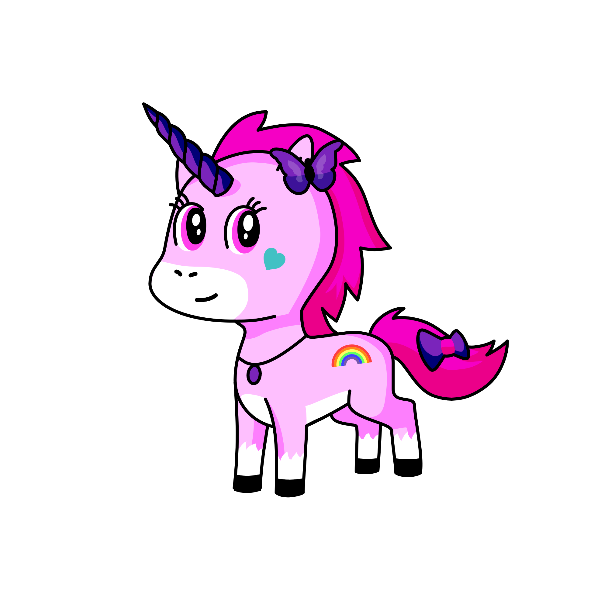 pretty, the unicorn
