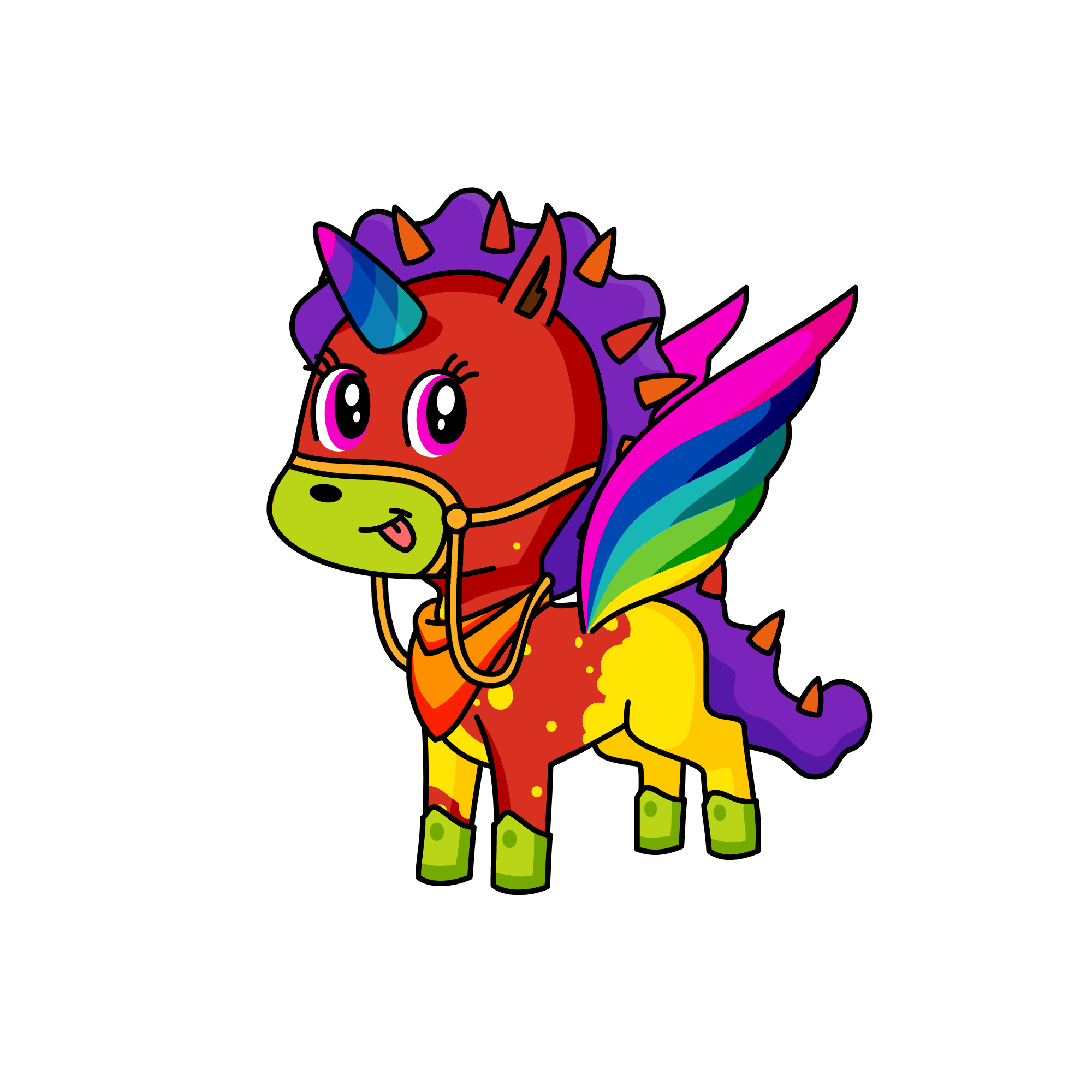 Messycorn, the unicorn