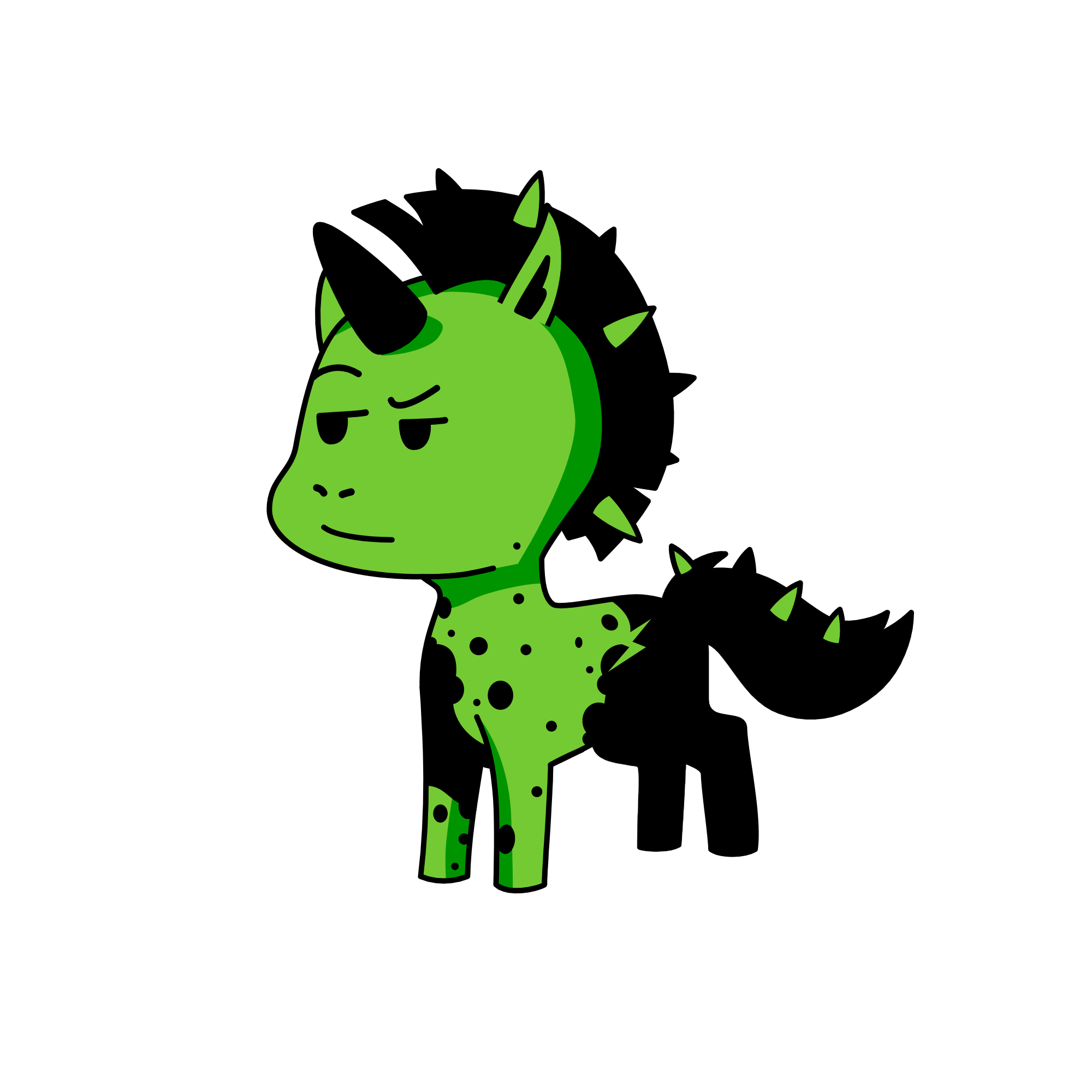 Punk, the unicorn