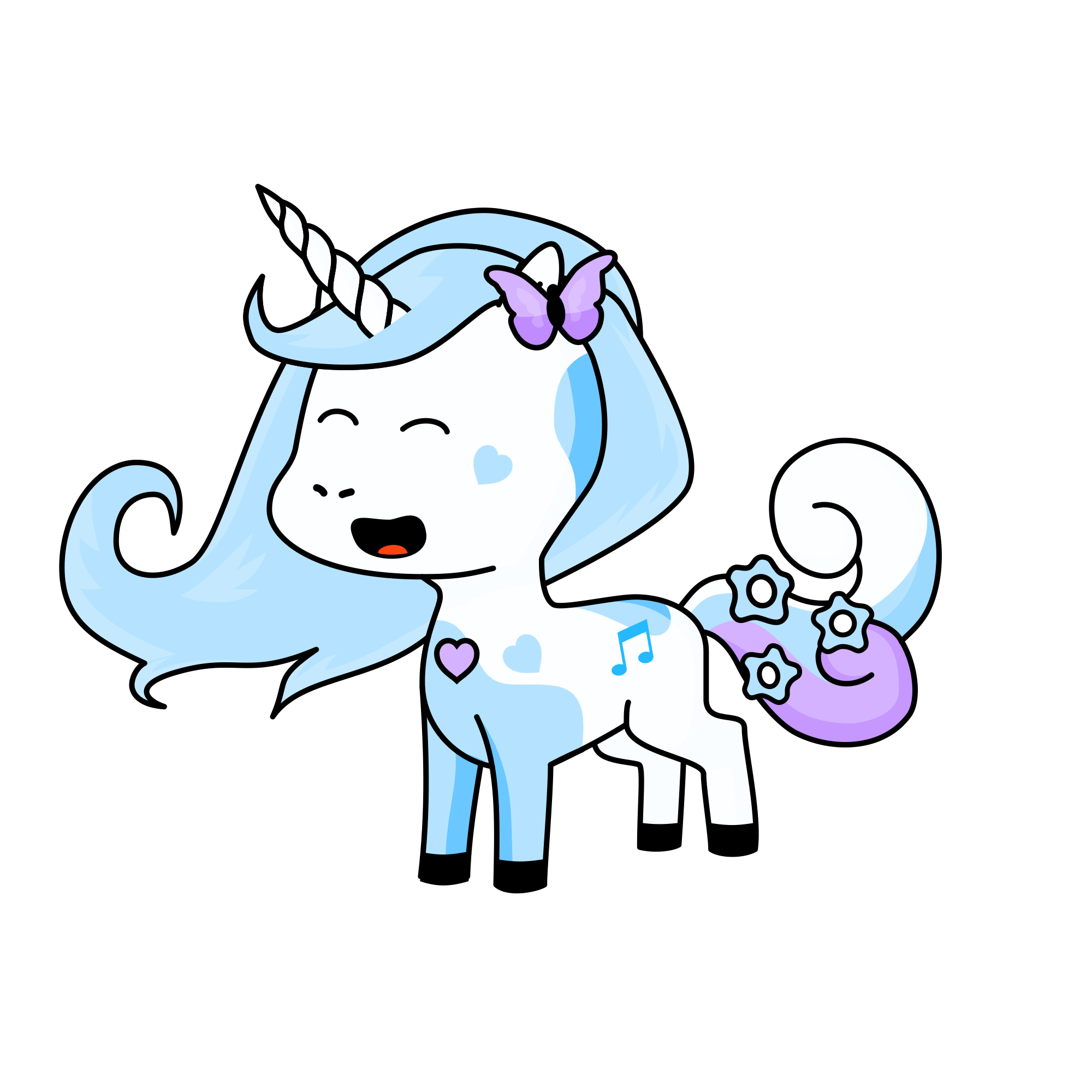 Lilac, the unicorn
