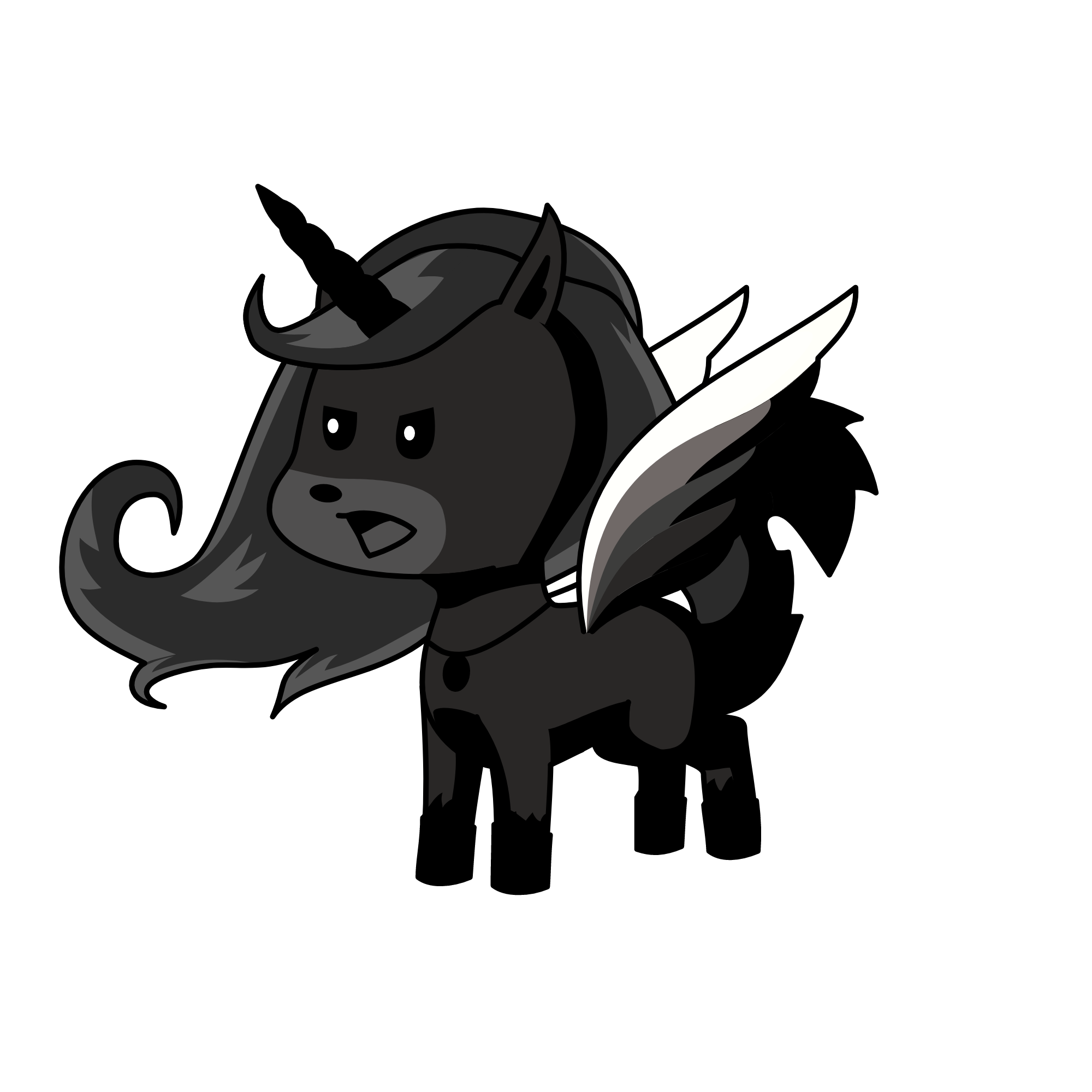 Зло, the unicorn