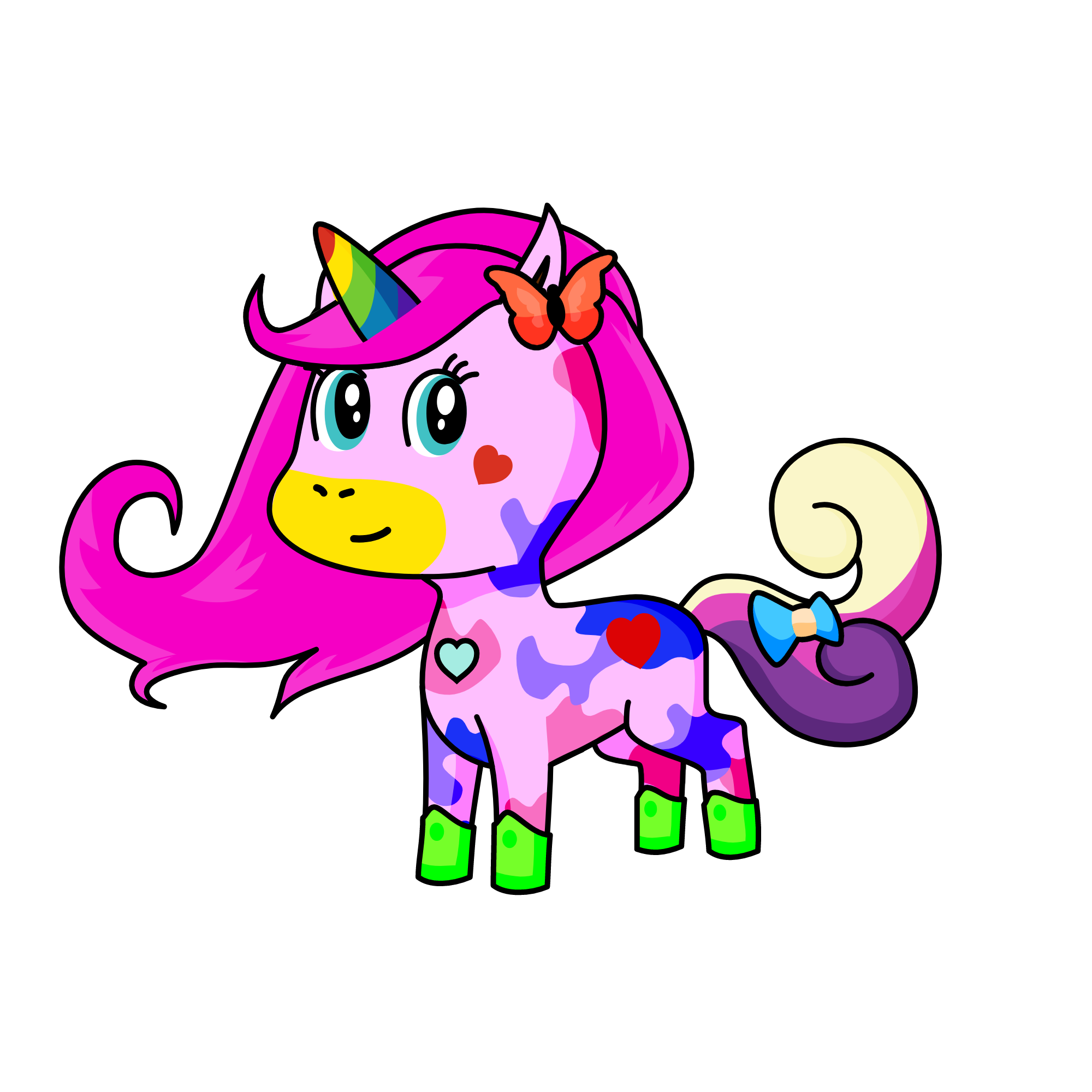 pinky, the unicorn