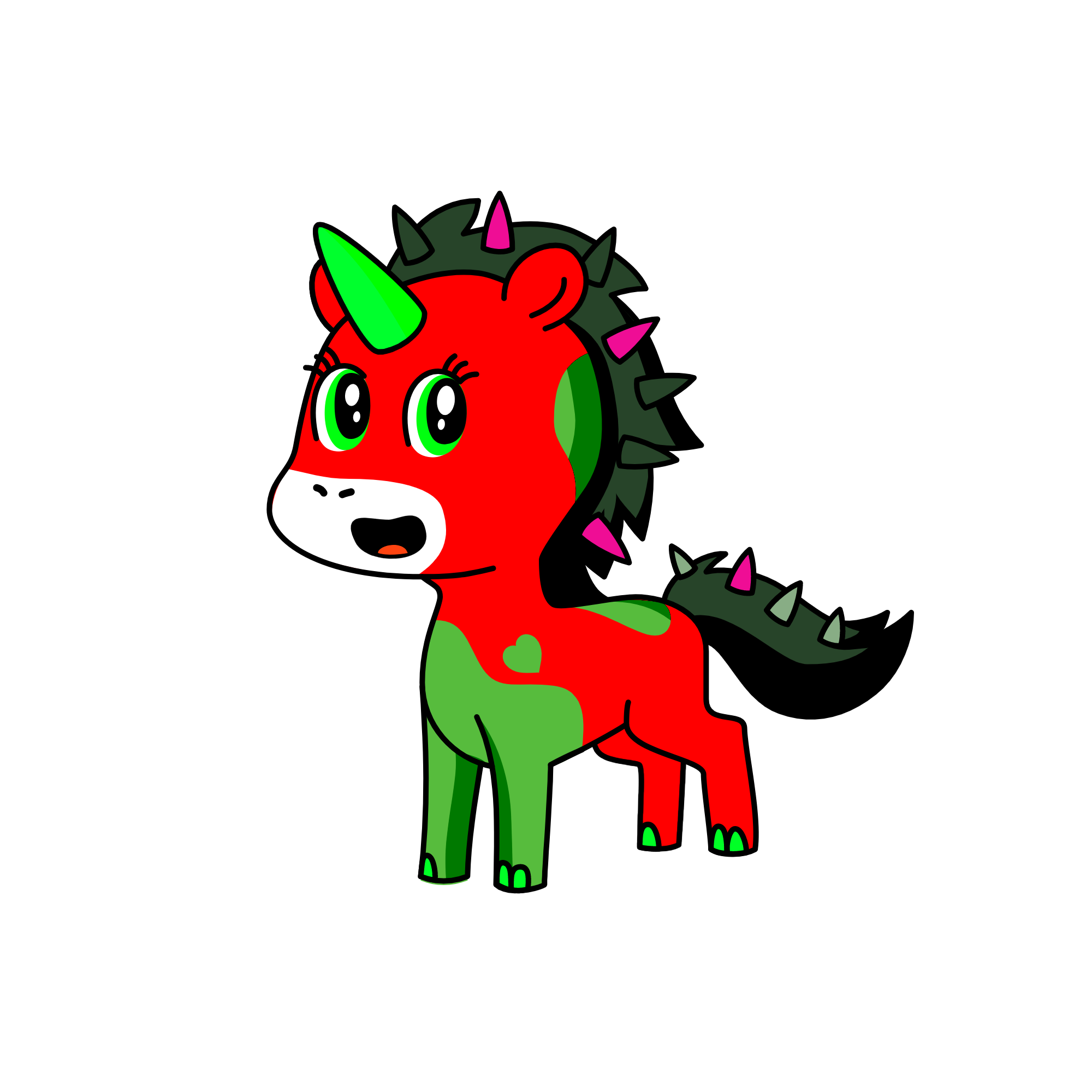 star rainbow, the unicorn
