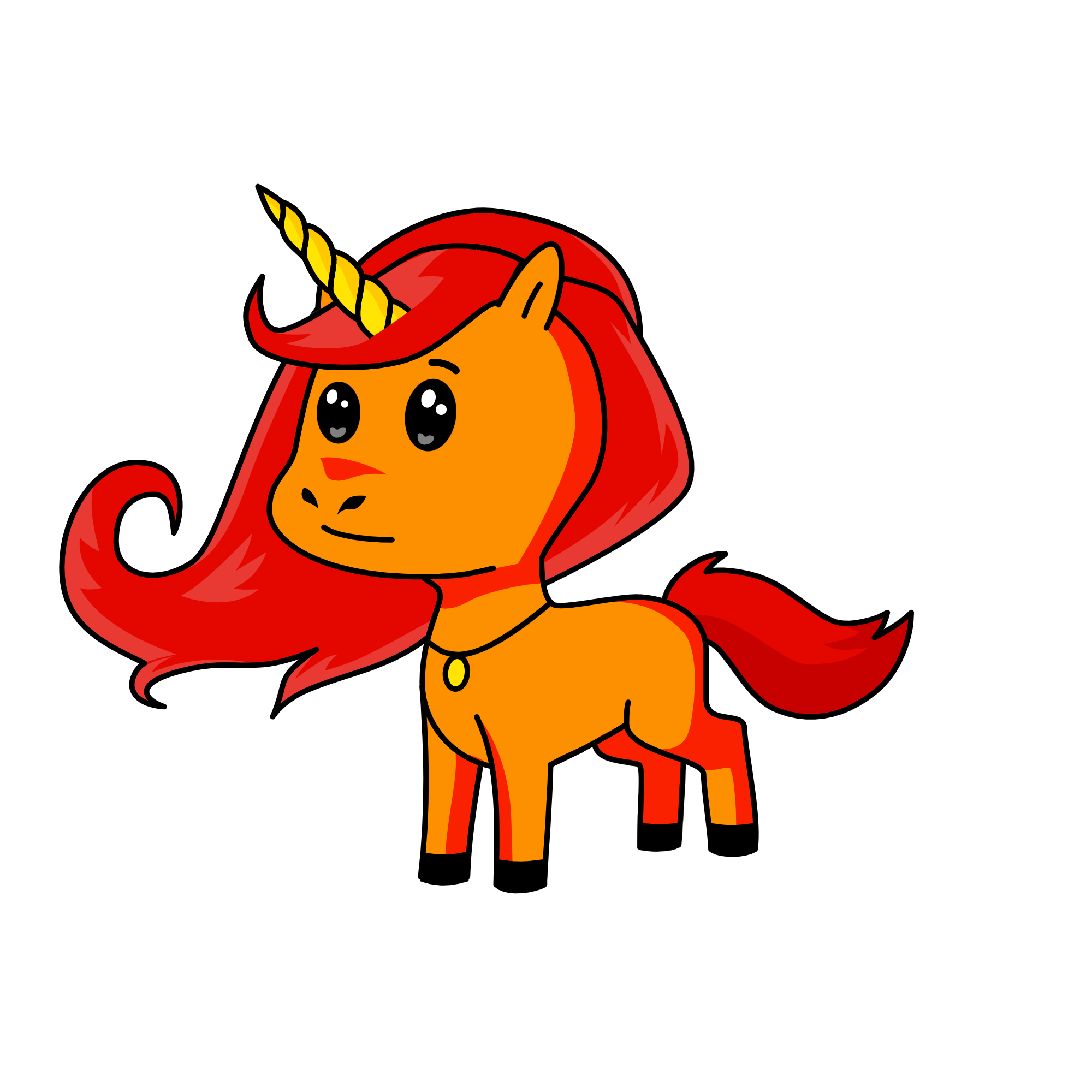 Fall, the unicorn