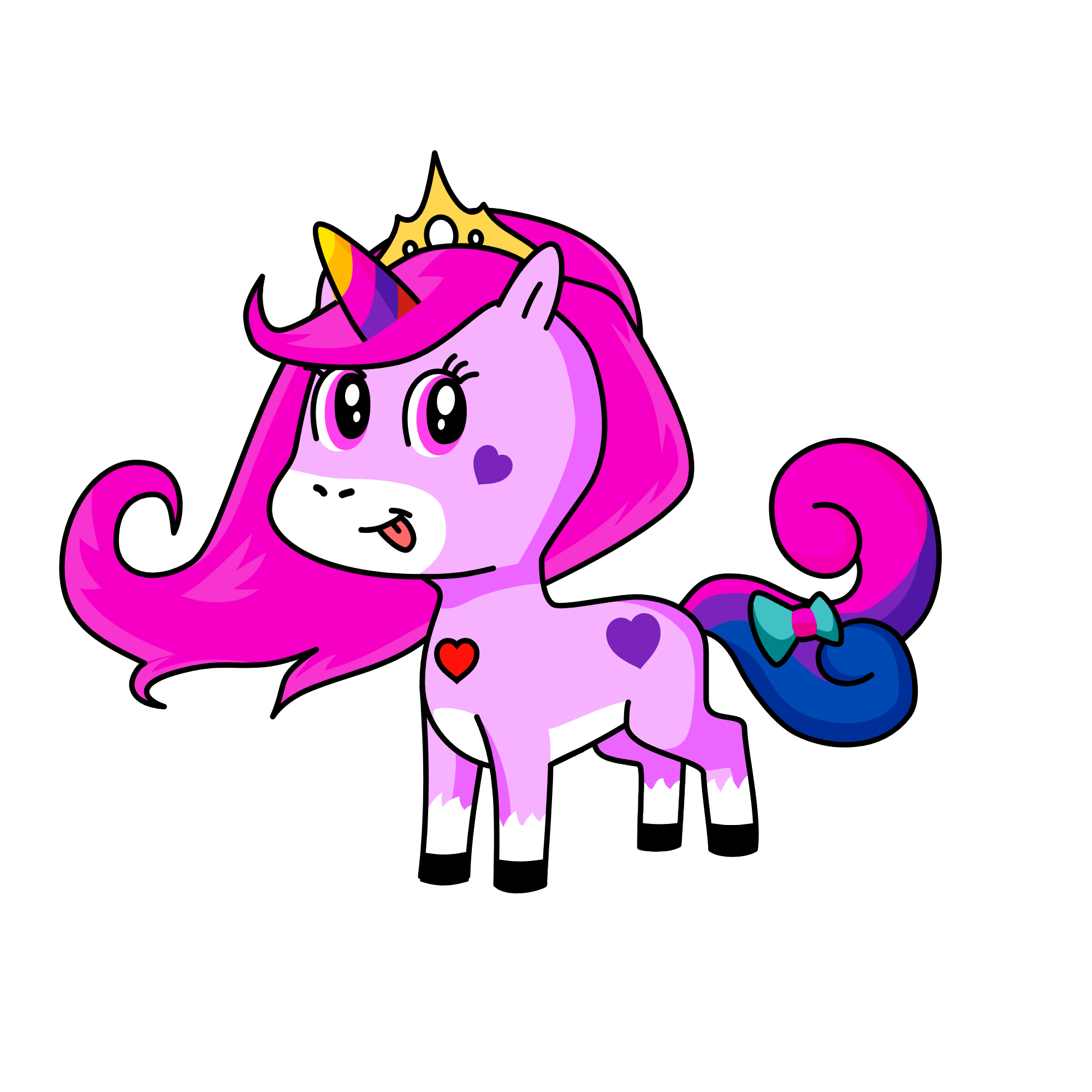Lily Creamsicle, the unicorn