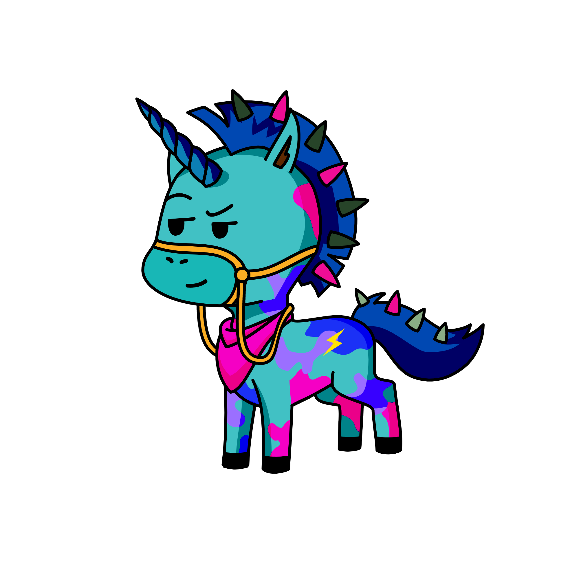 Spike, the unicorn