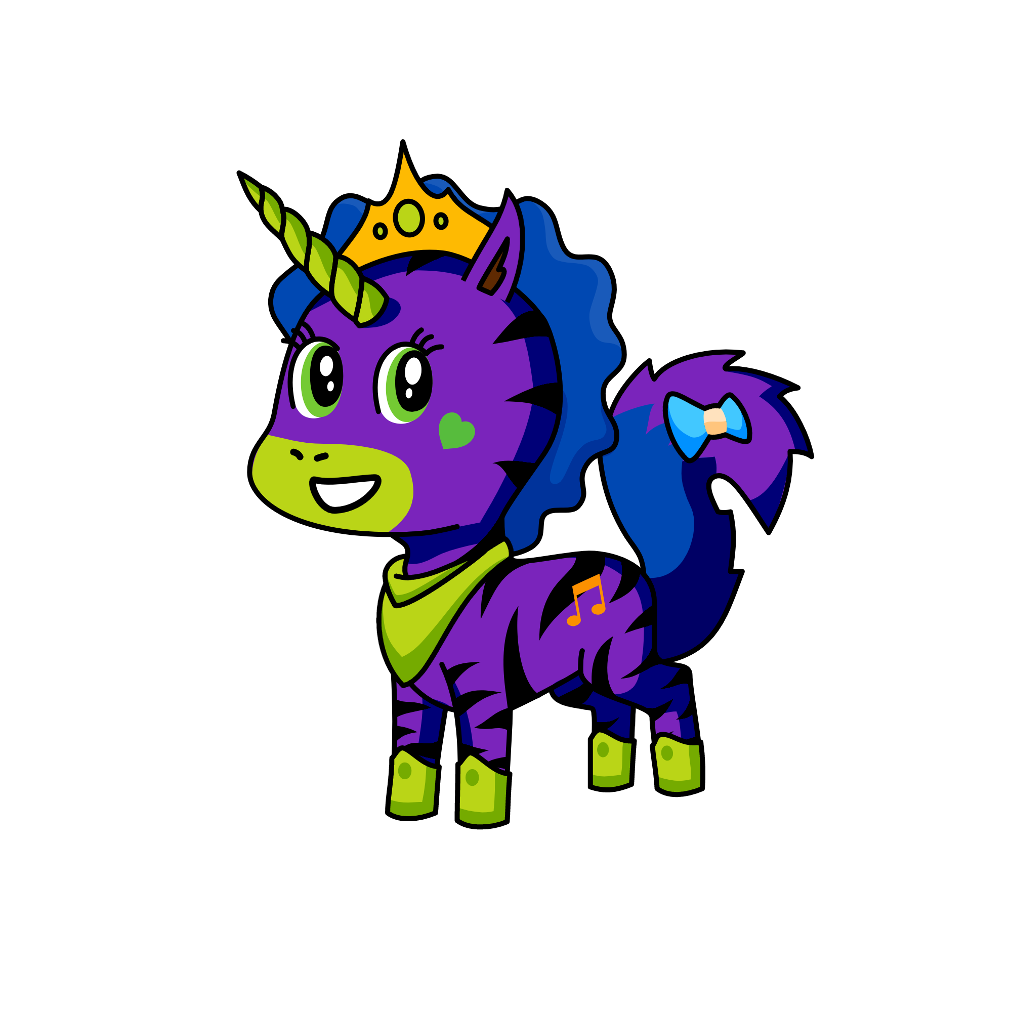 Princess babycorn, the unicorn