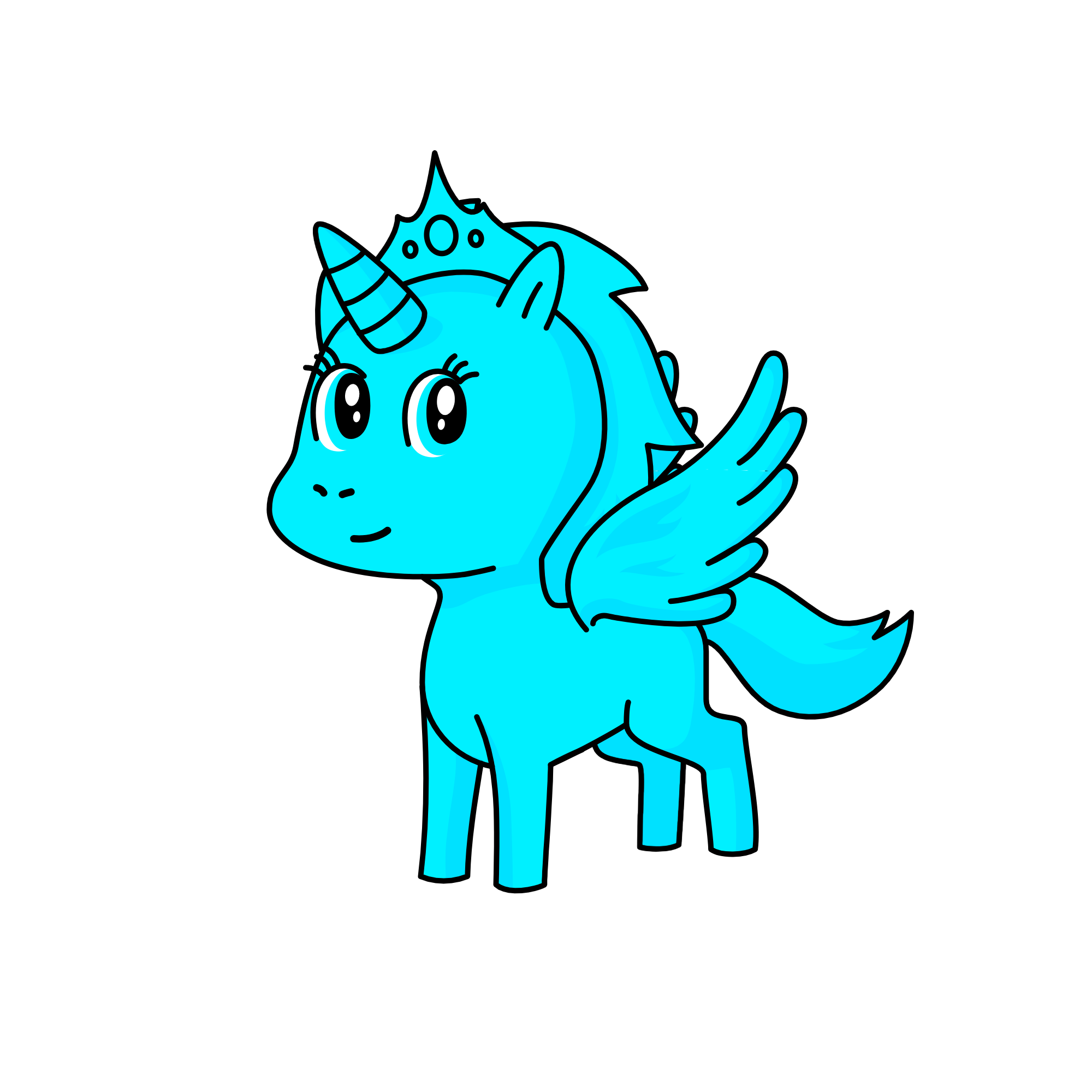 SUPER ALICORN!, the unicorn