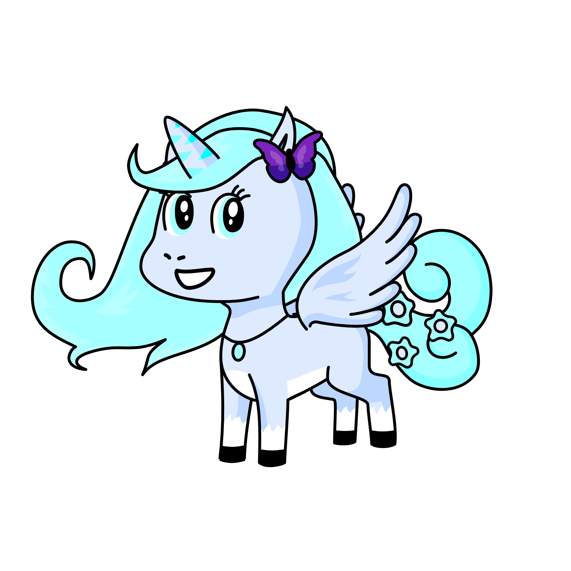 mina, the unicorn