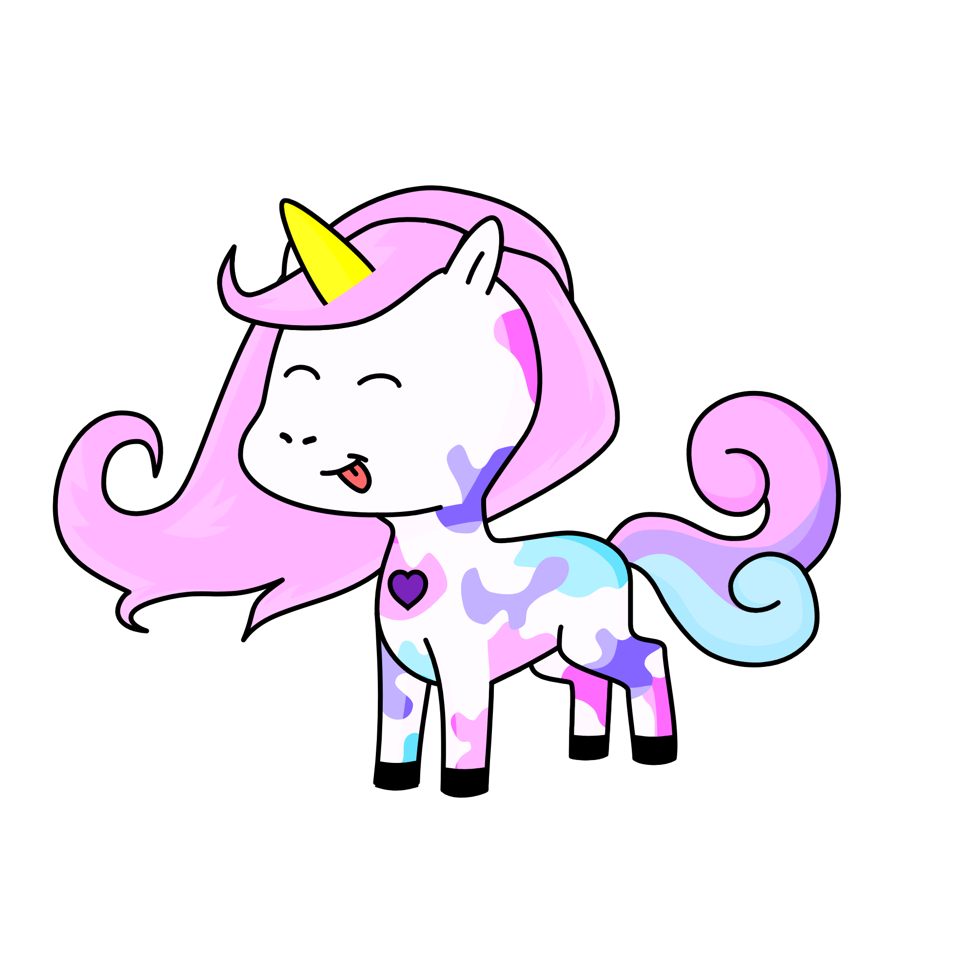 Candy, the unicorn
