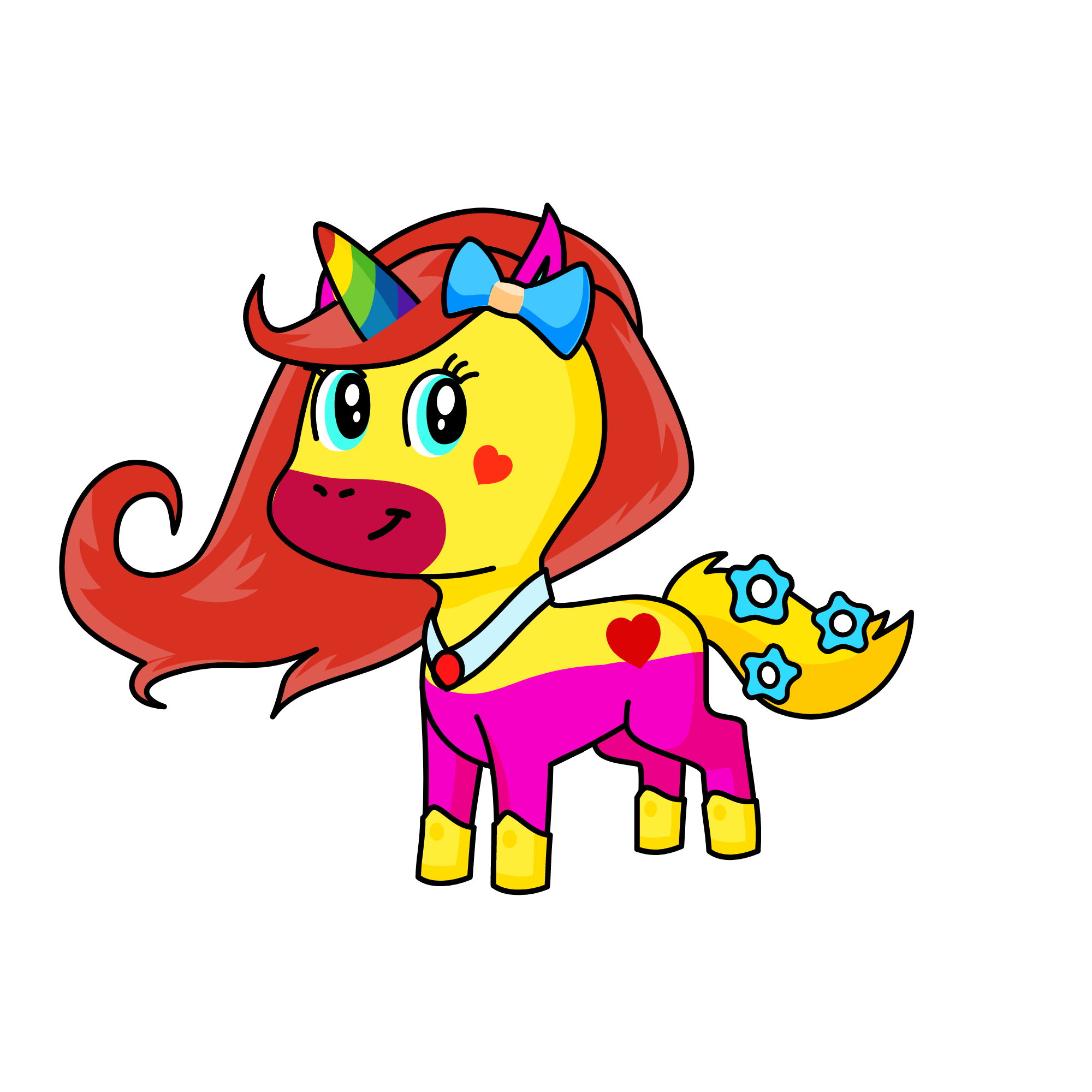 darky, the unicorn