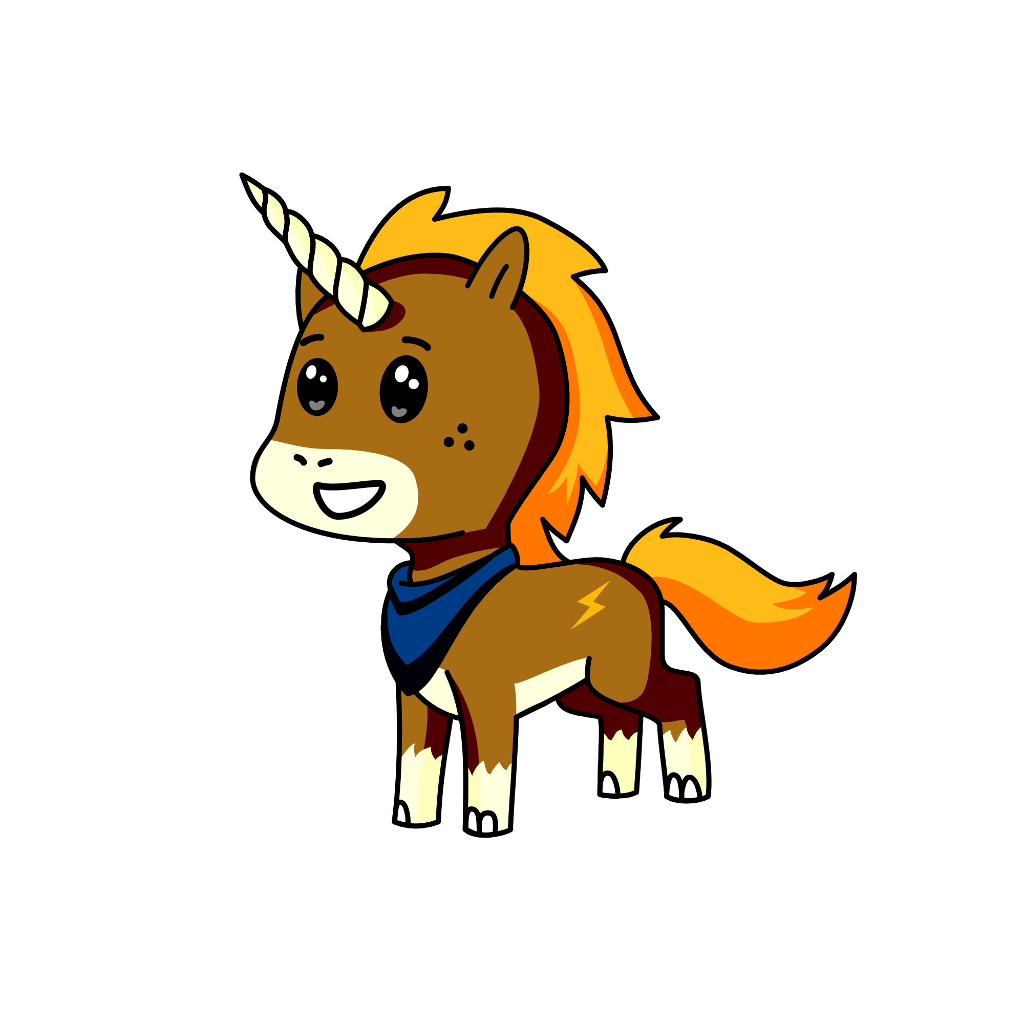 bubbly pumpernickle, the unicorn