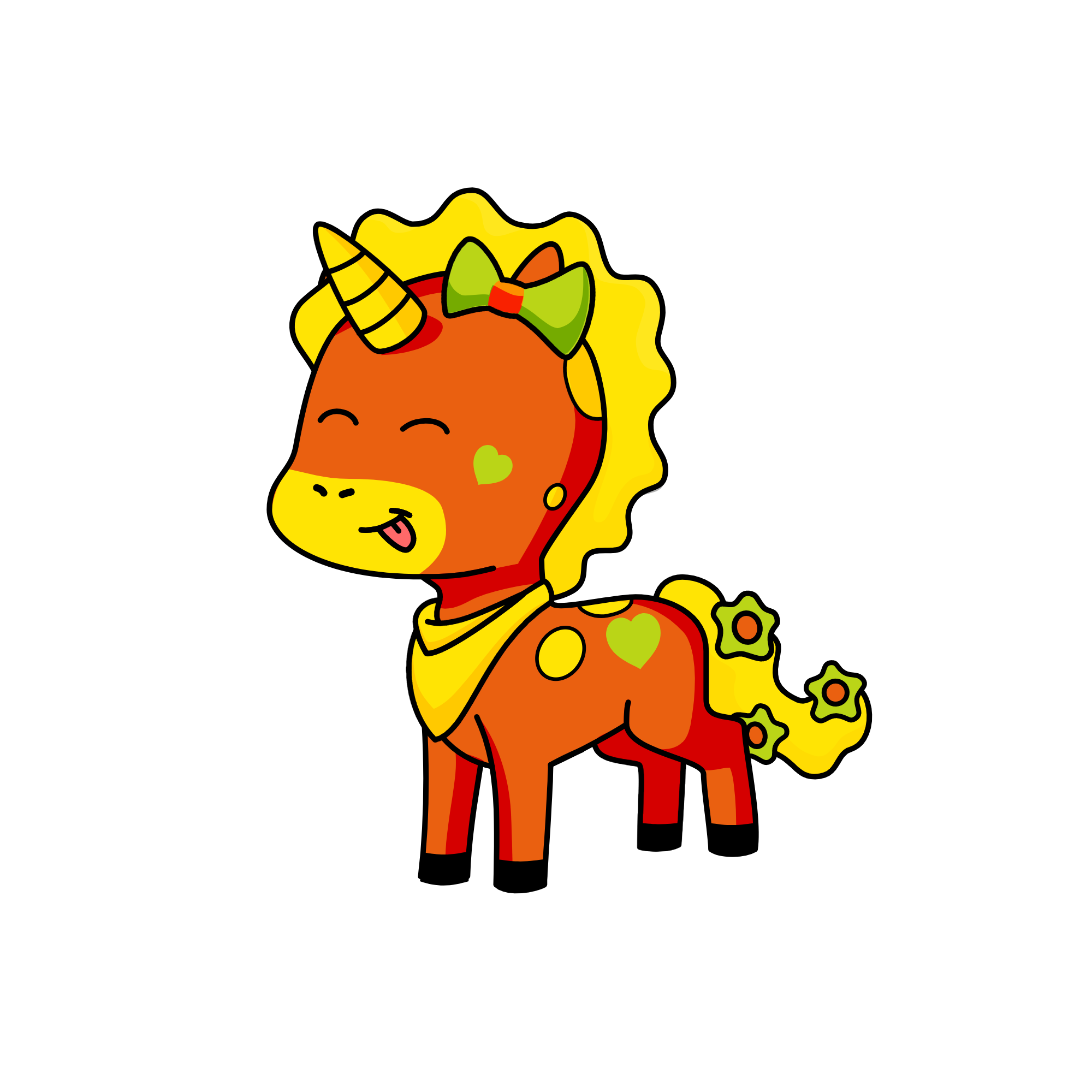 Kokardka, the unicorn