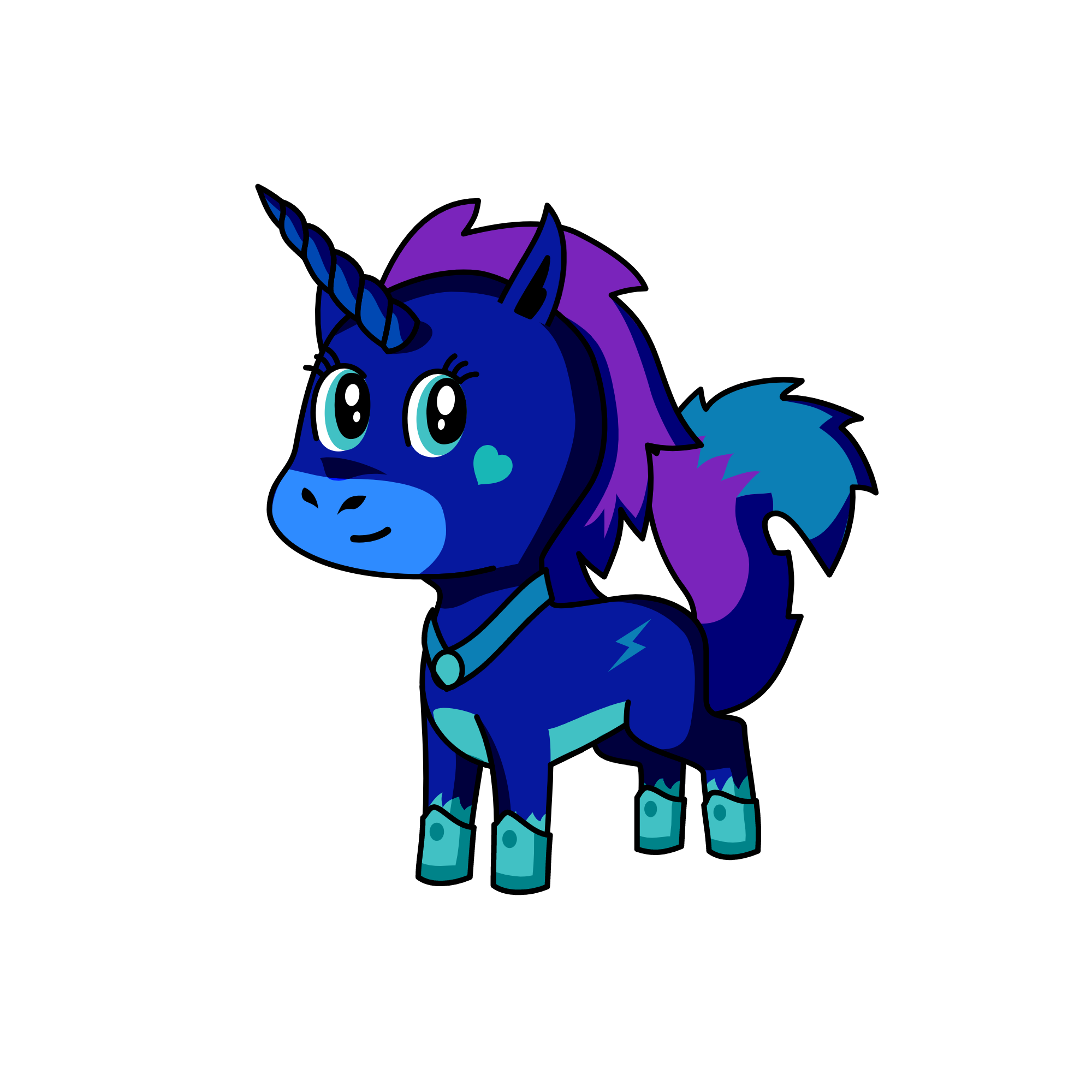 night, the unicorn