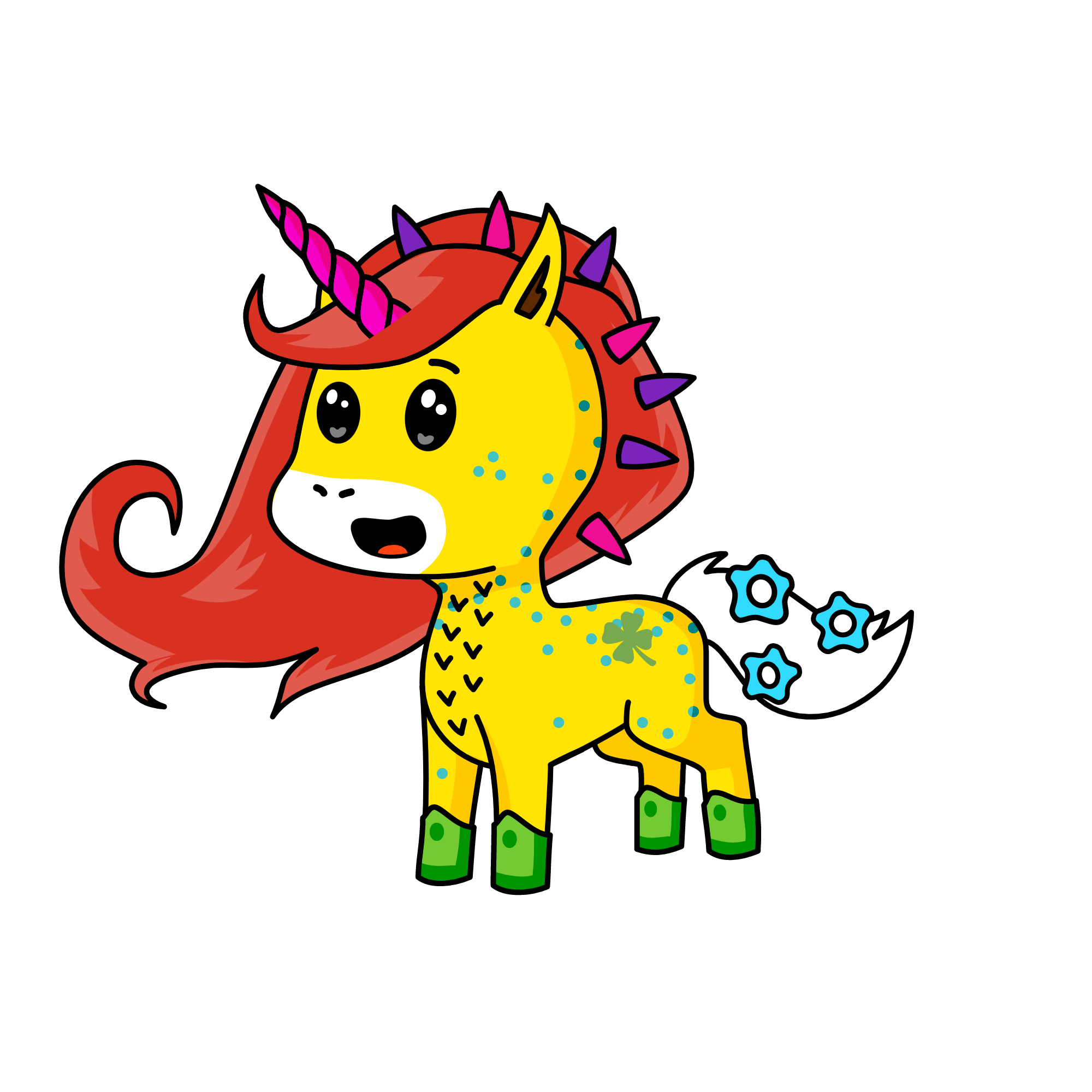 Sunshine, the unicorn