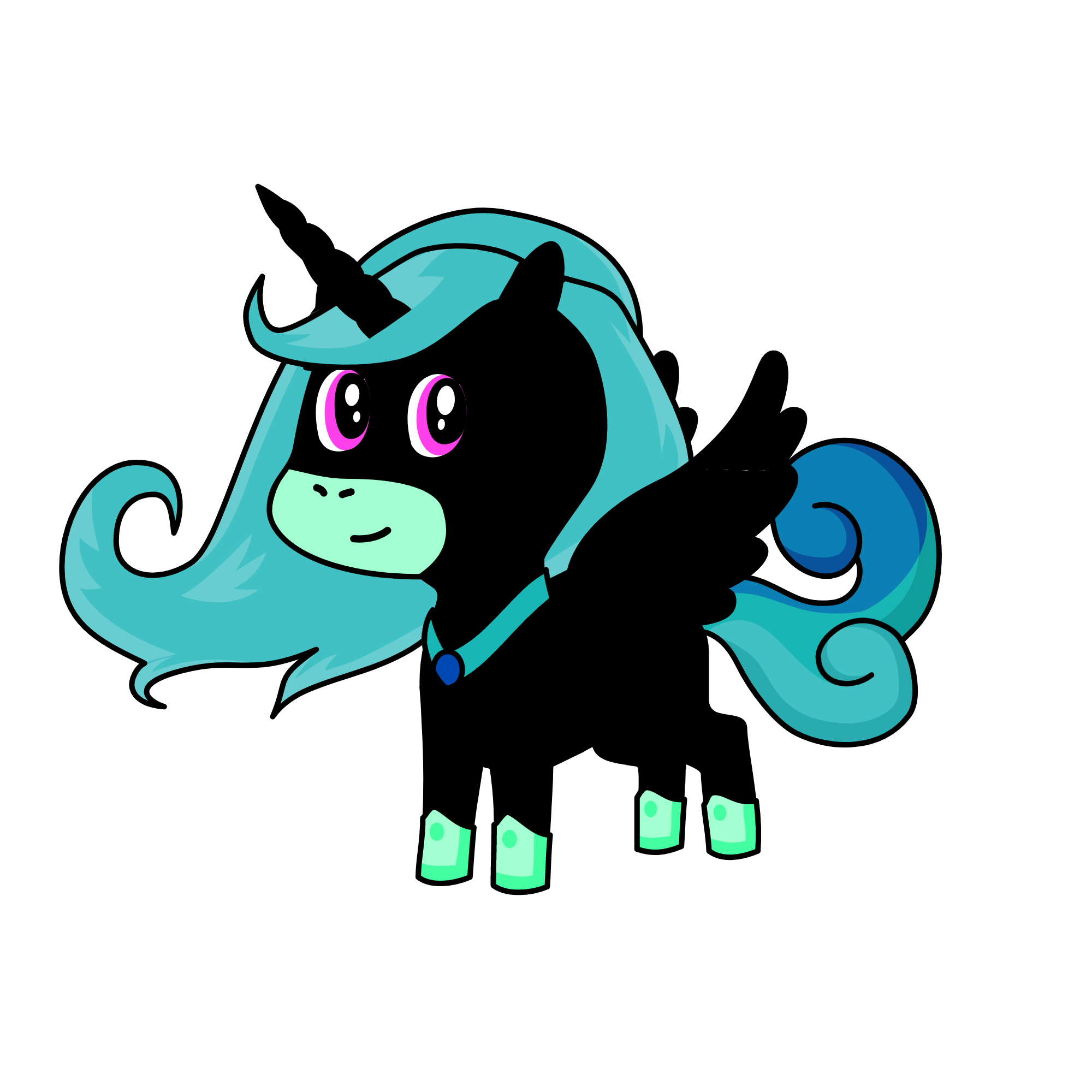 nightmare moon, the unicorn