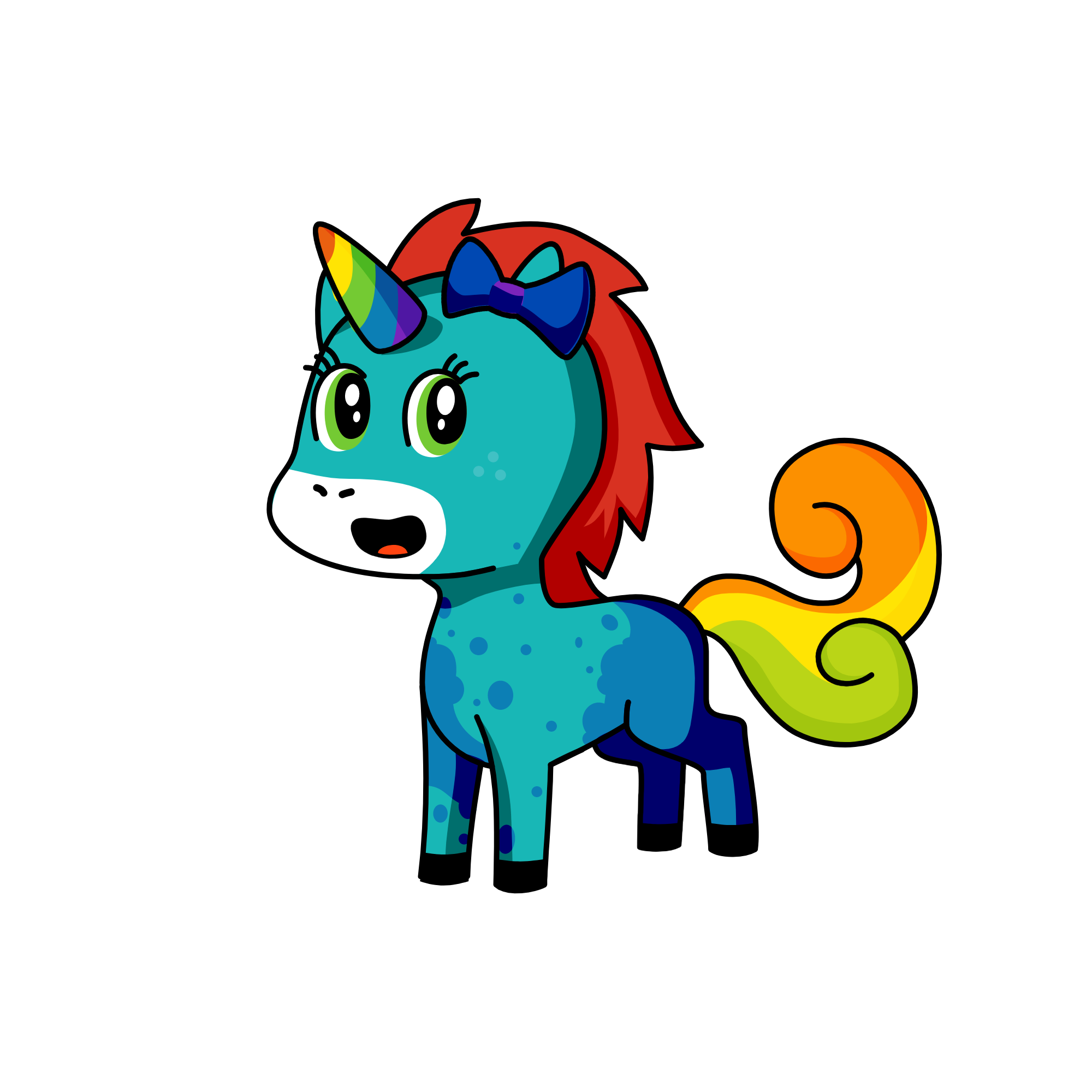 rainbow, the unicorn