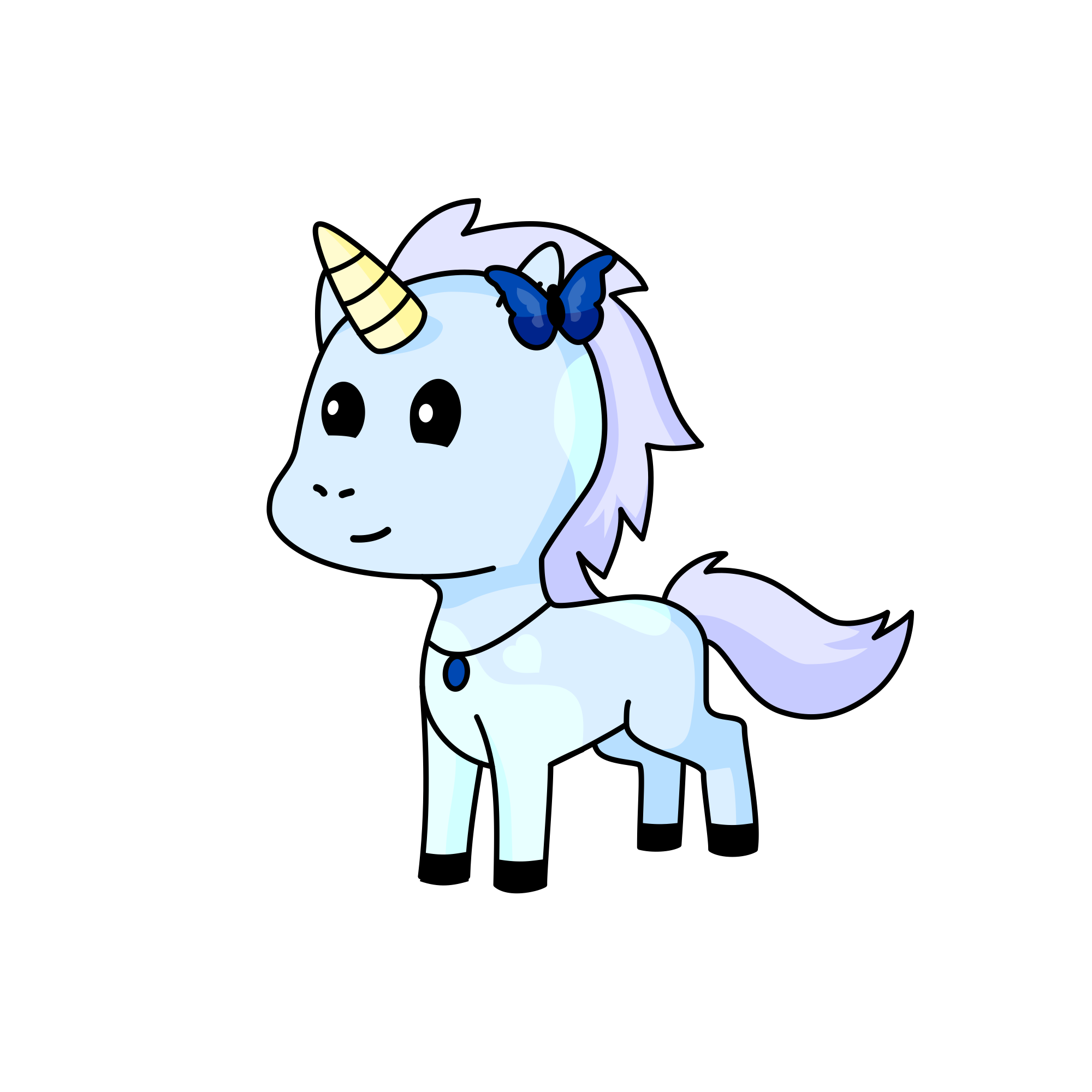 Snowy, the unicorn