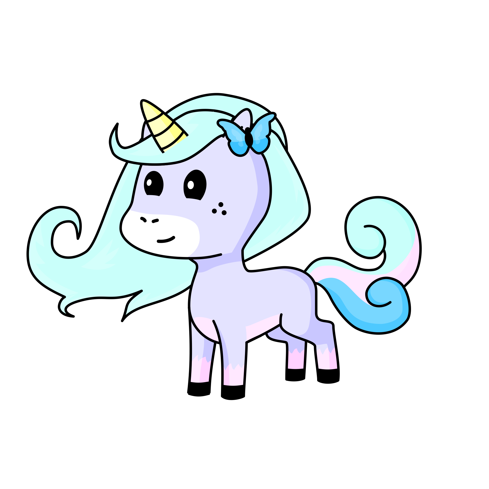 Cotton Candy, the unicorn