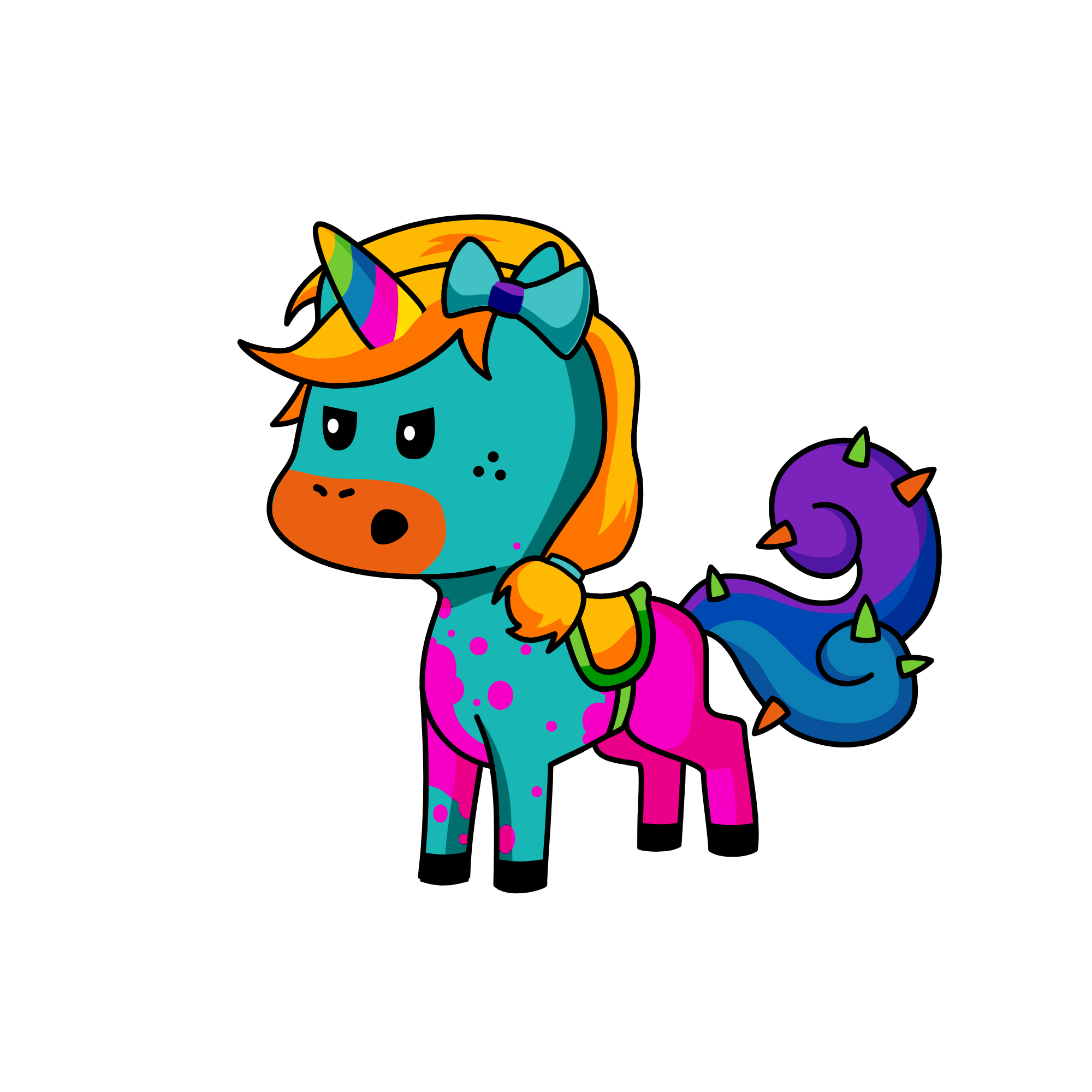 PIXIE RANDOM, the unicorn