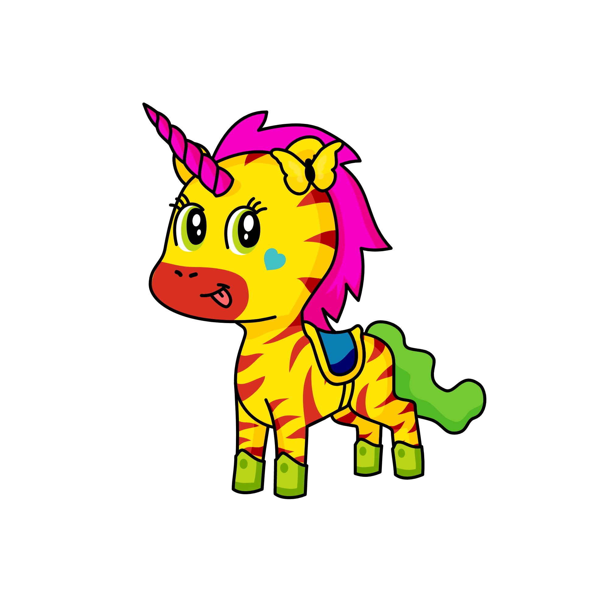 Zanira Random, the unicorn