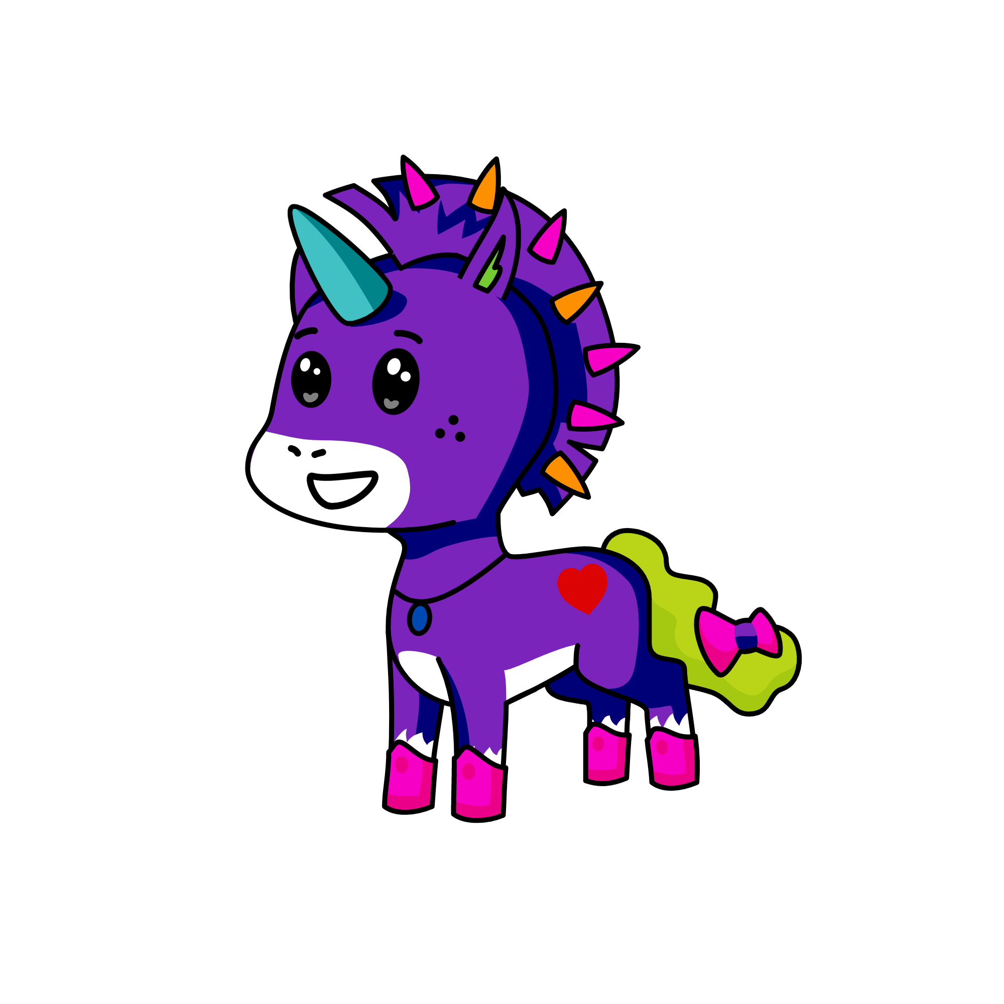 TONI RANDOM, the unicorn