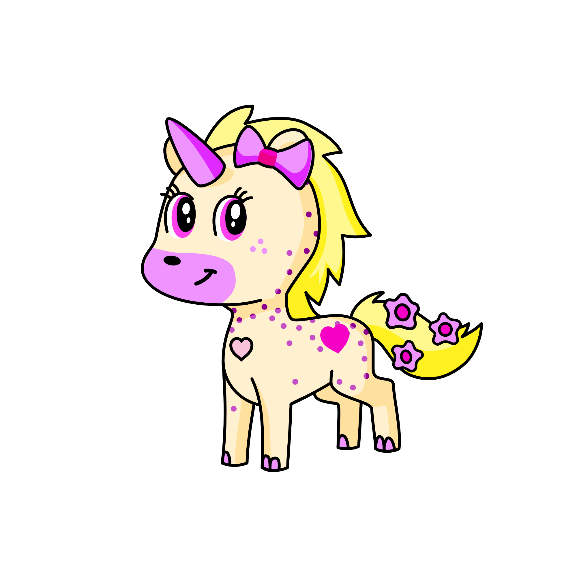 Blossom, the unicorn