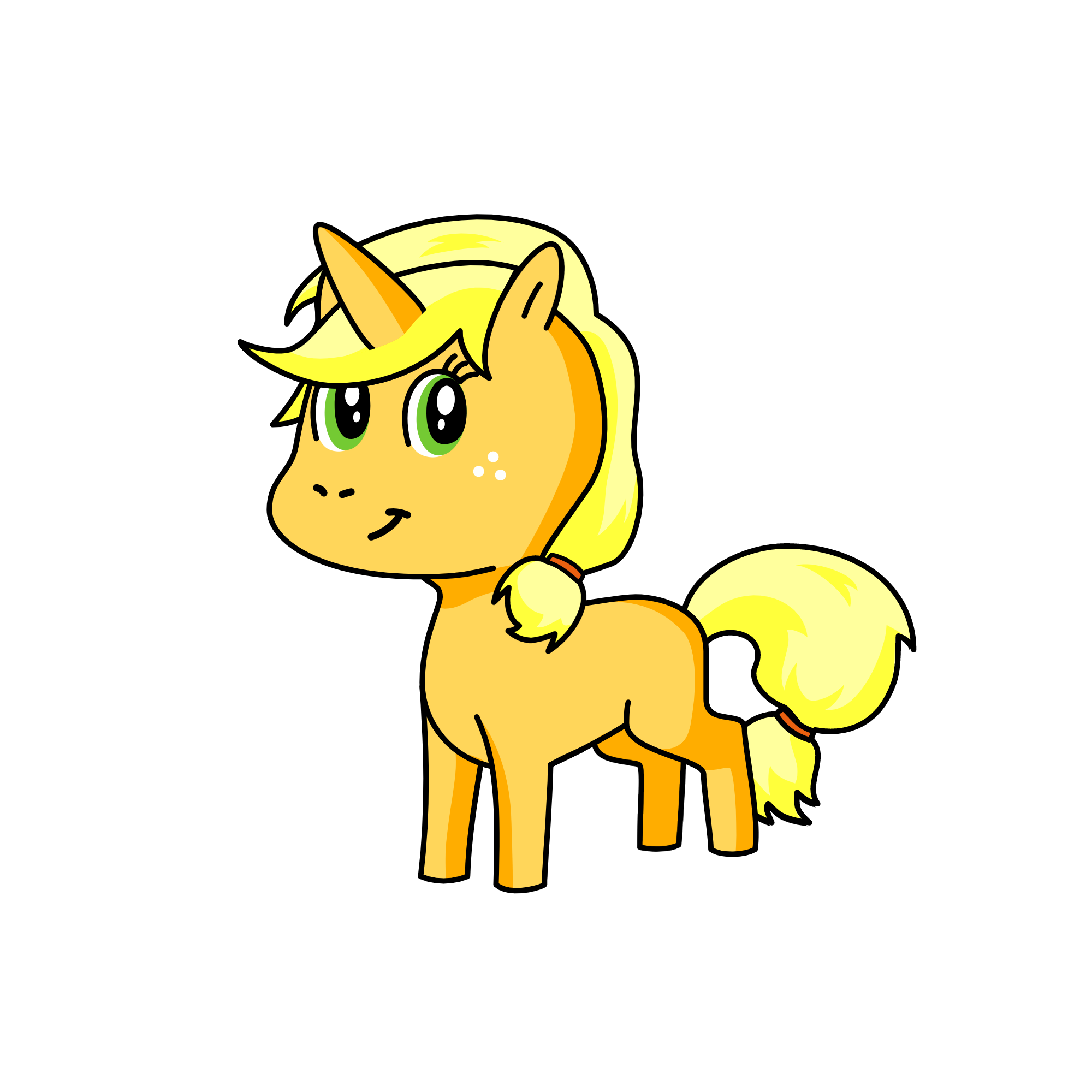 Applejack, the unicorn