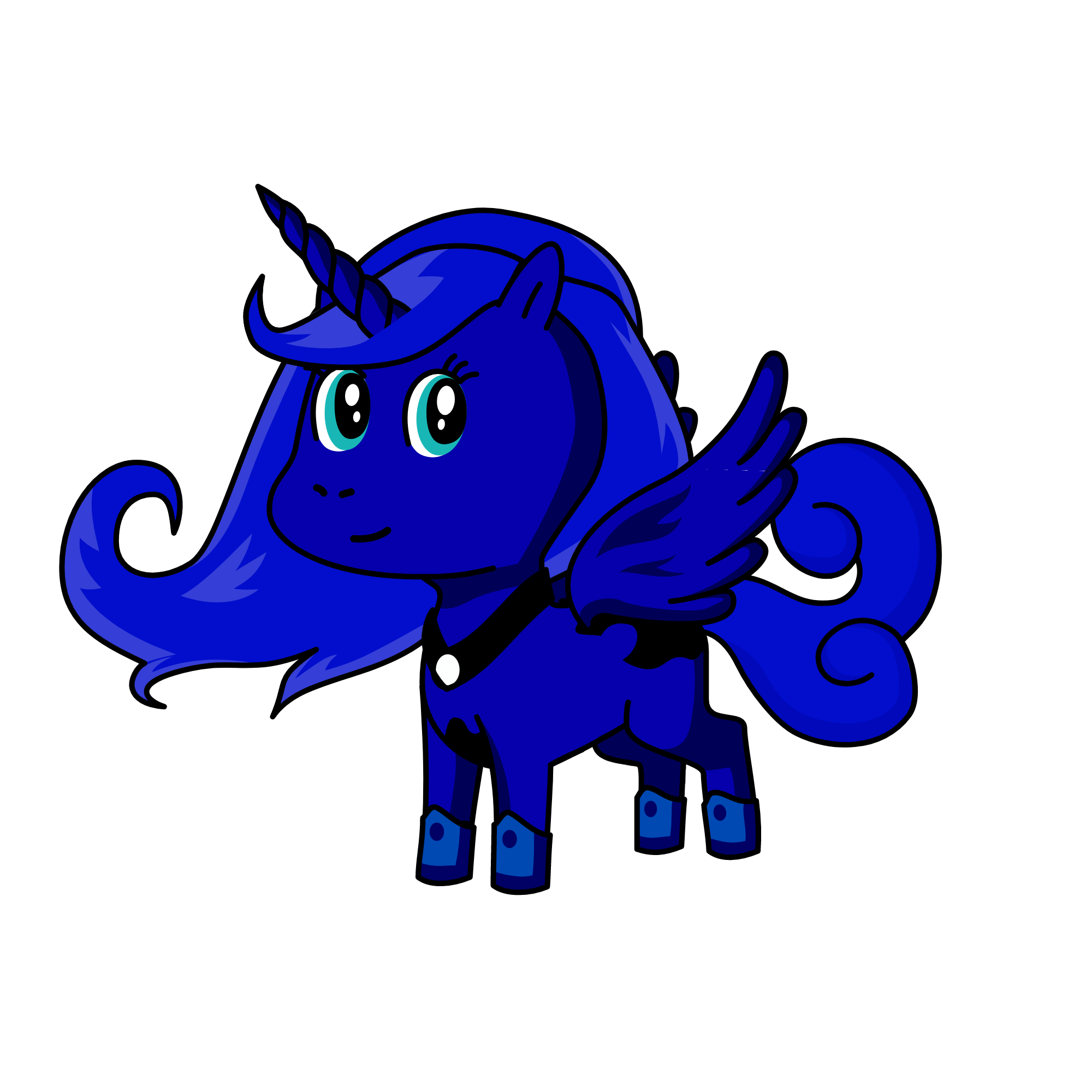 Princess Luna, the unicorn