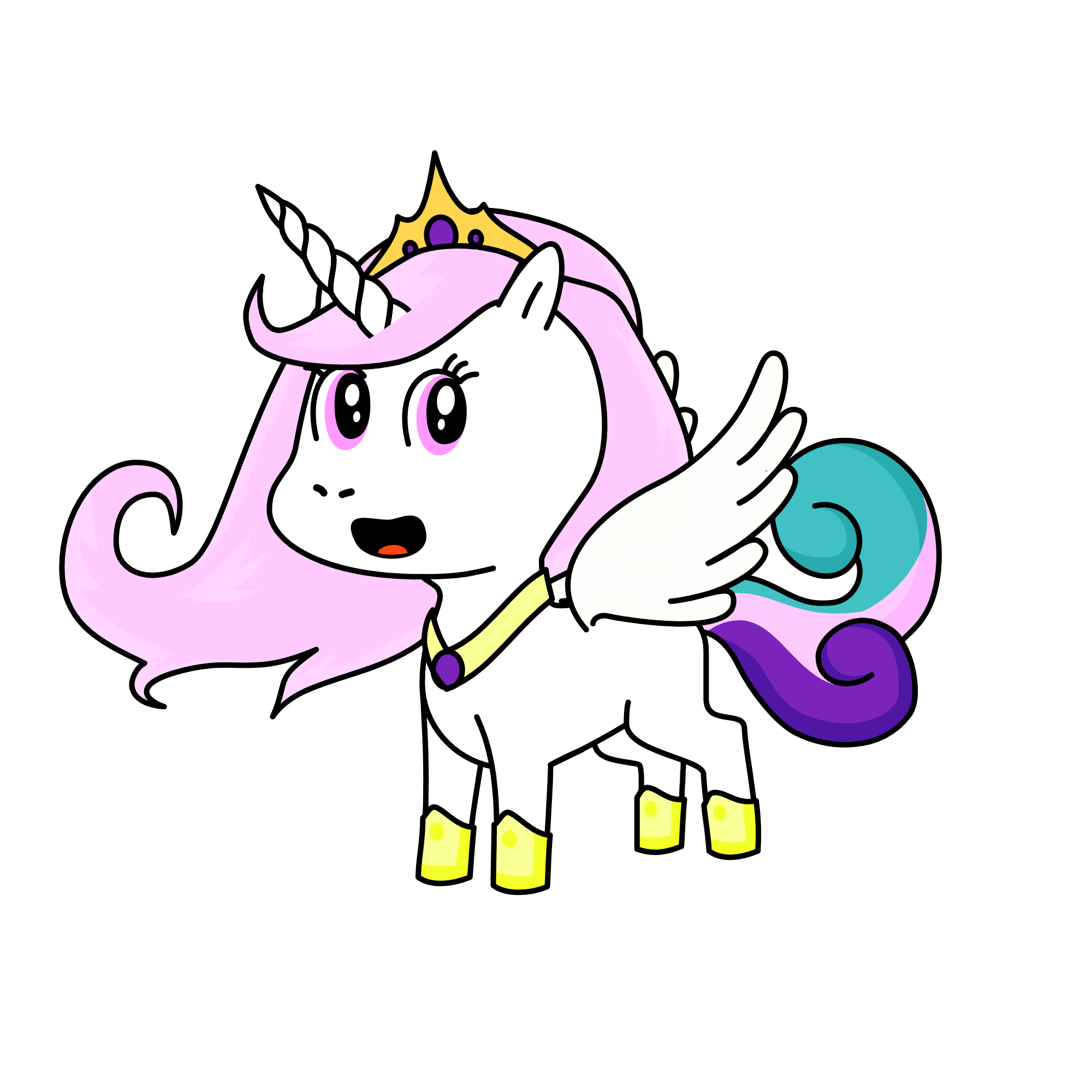 Princess Celestia, the unicorn