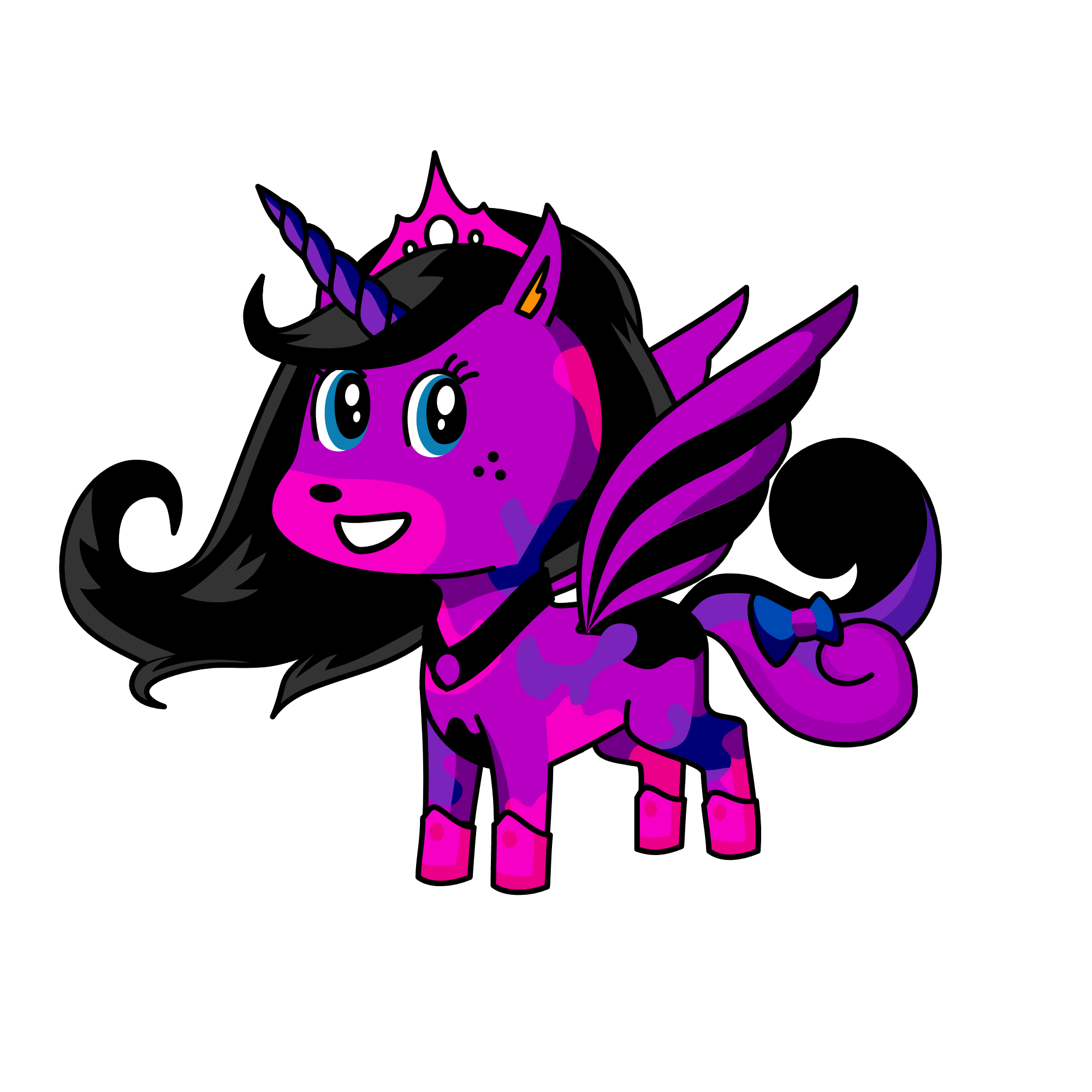 Queen Midnight Sparkle II, the unicorn