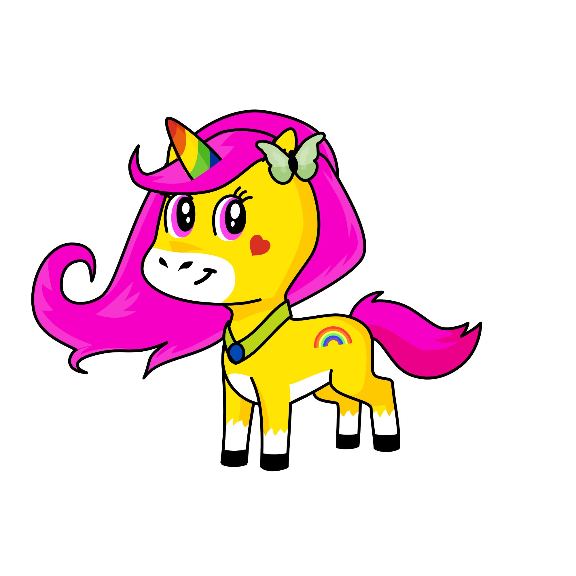 Candy, the unicorn