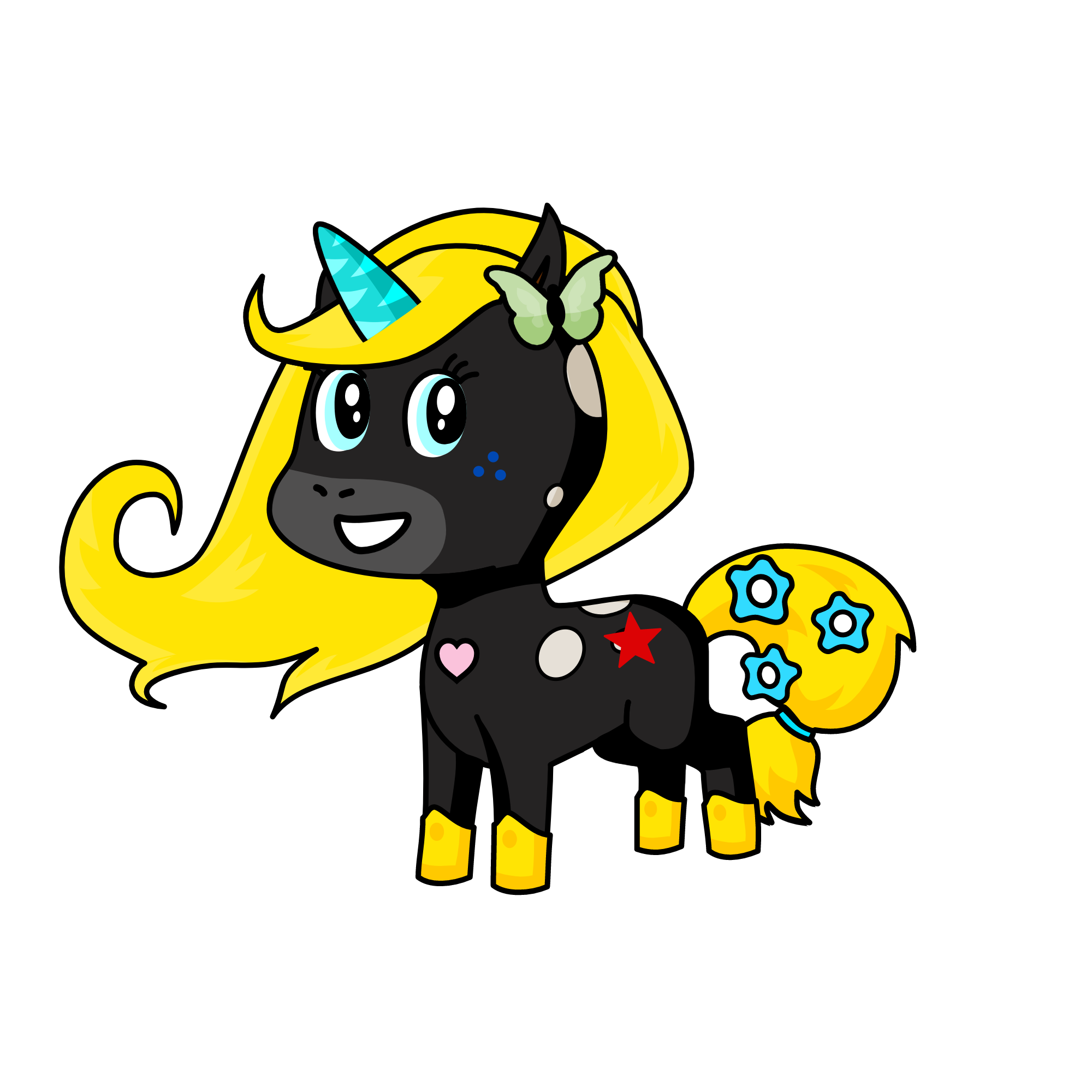 Moon, the unicorn