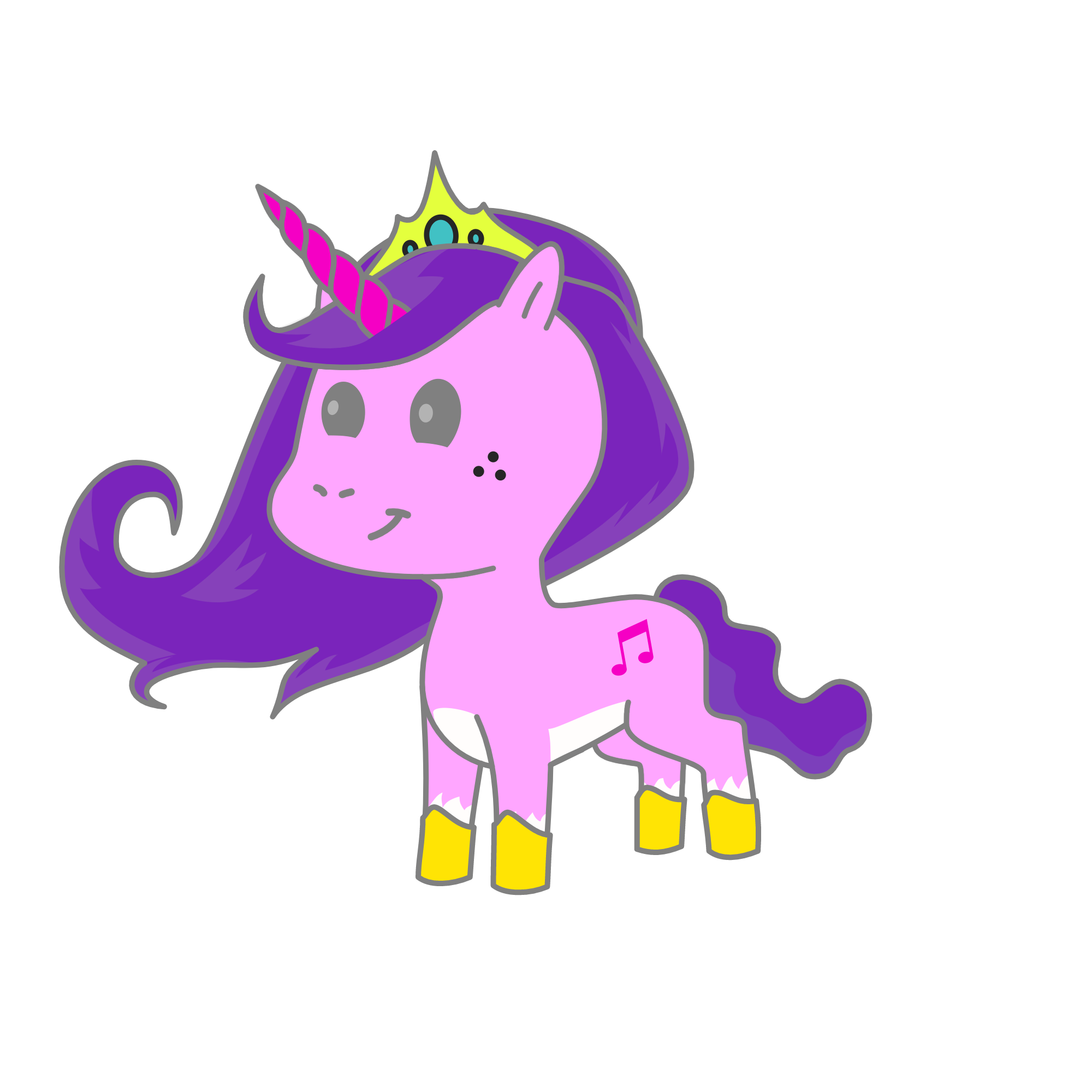 Snowy, the unicorn