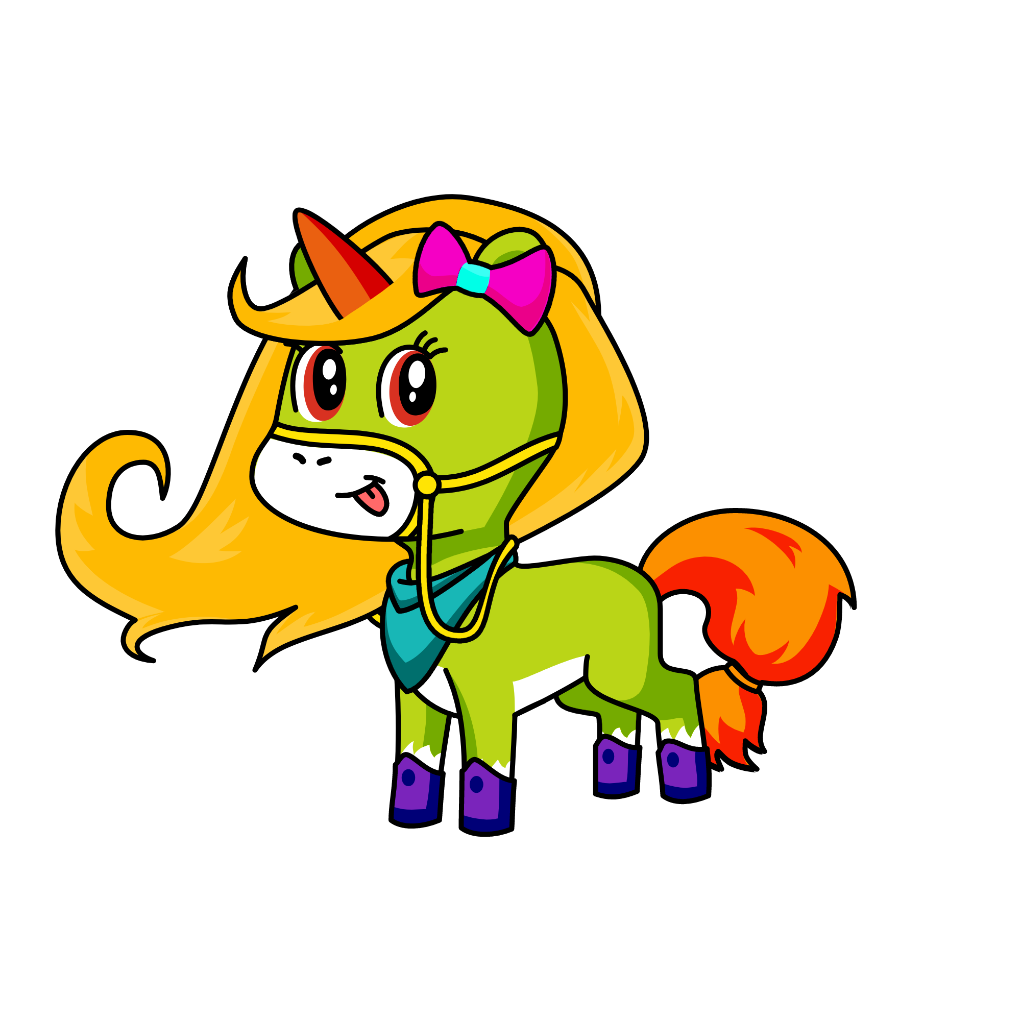 Stay cool, the unicorn